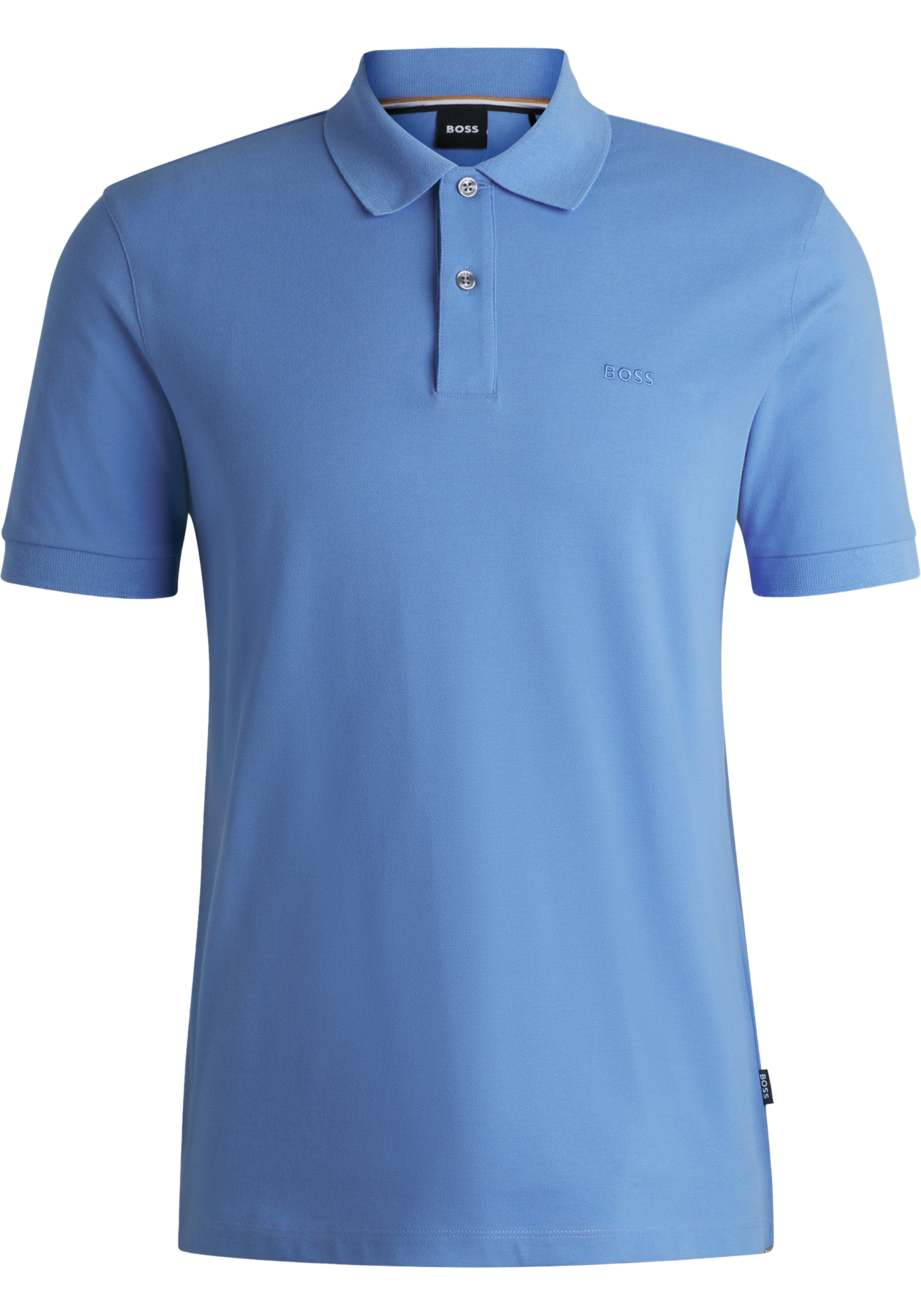 BOSS Pallas regular fit polo, pique, kobalt blauw