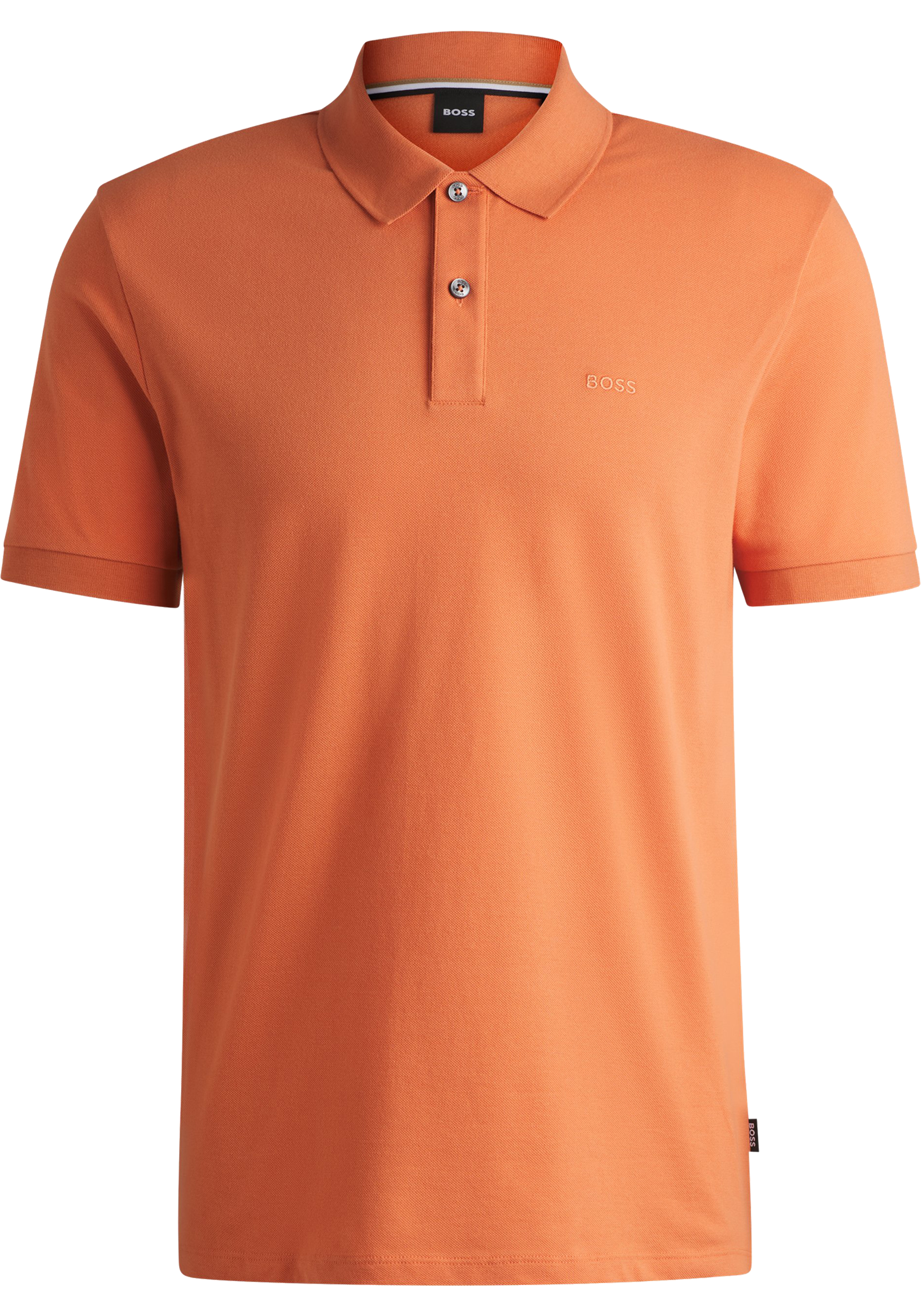 BOSS Pallas regular fit polo, pique, oranje