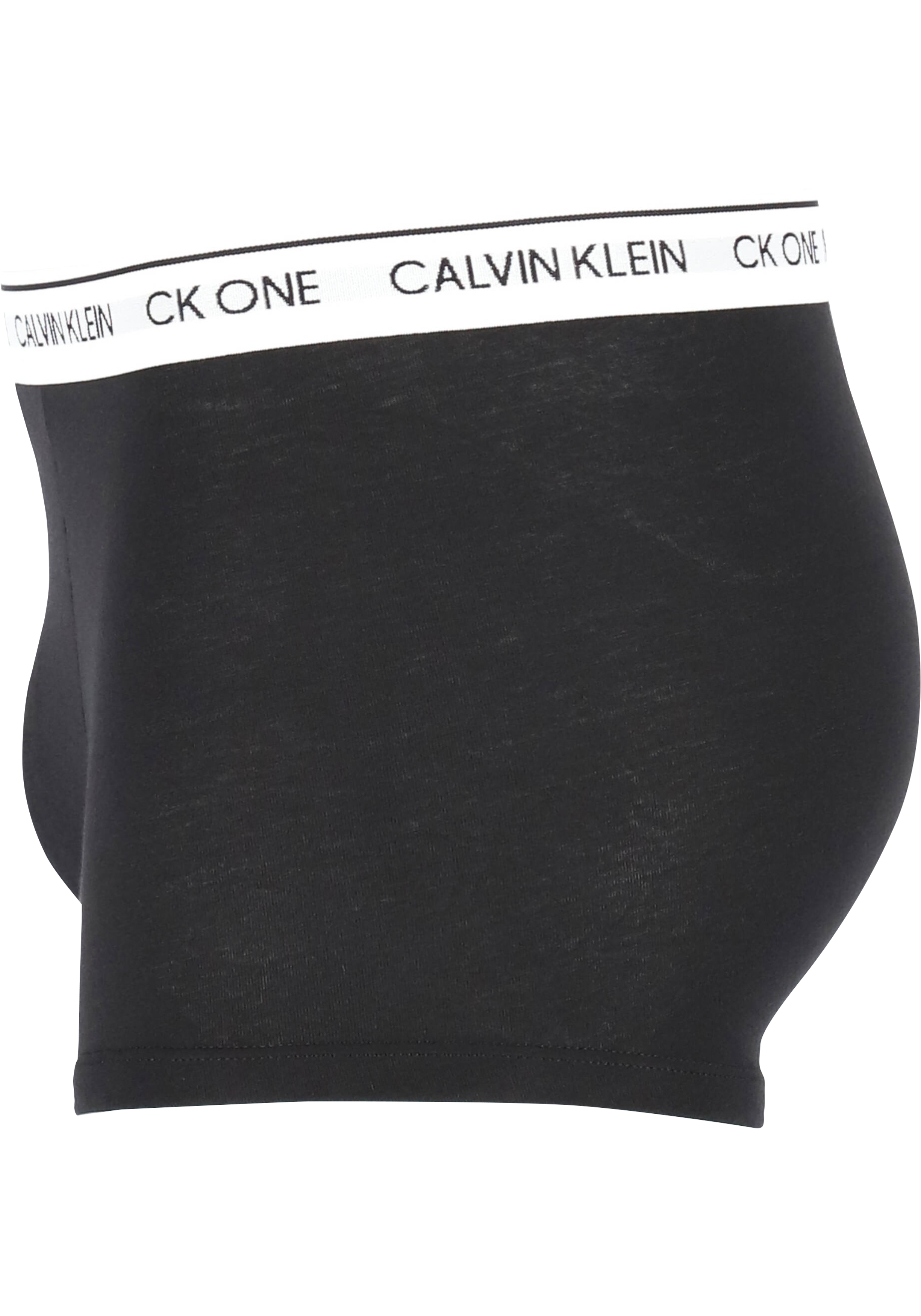 Calvin Klein CK ONE Cotton trunk (2-pack), heren boxer normale lengte, zwart