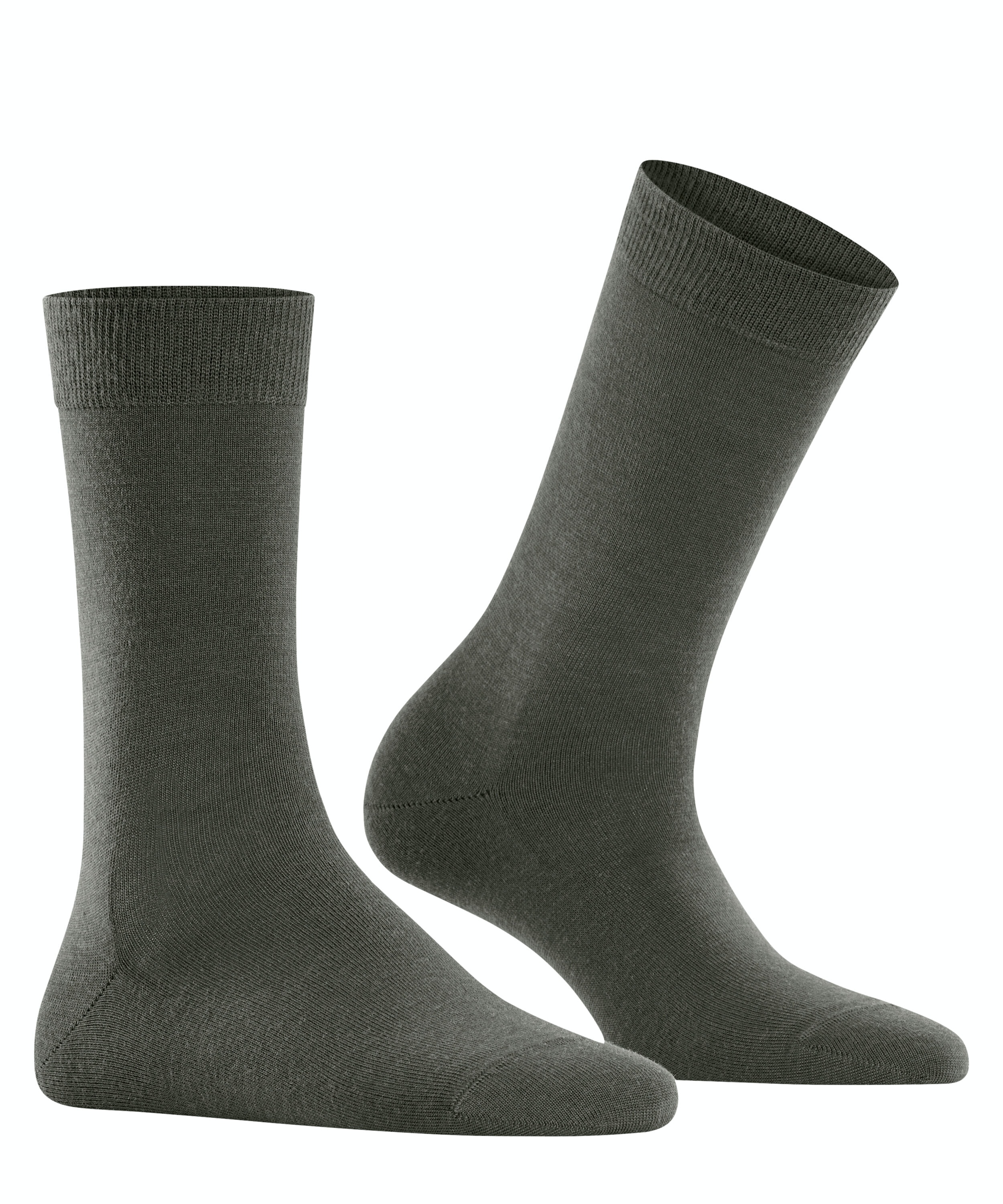 FALKE Softmerino damessokken, olijfgroen (military)