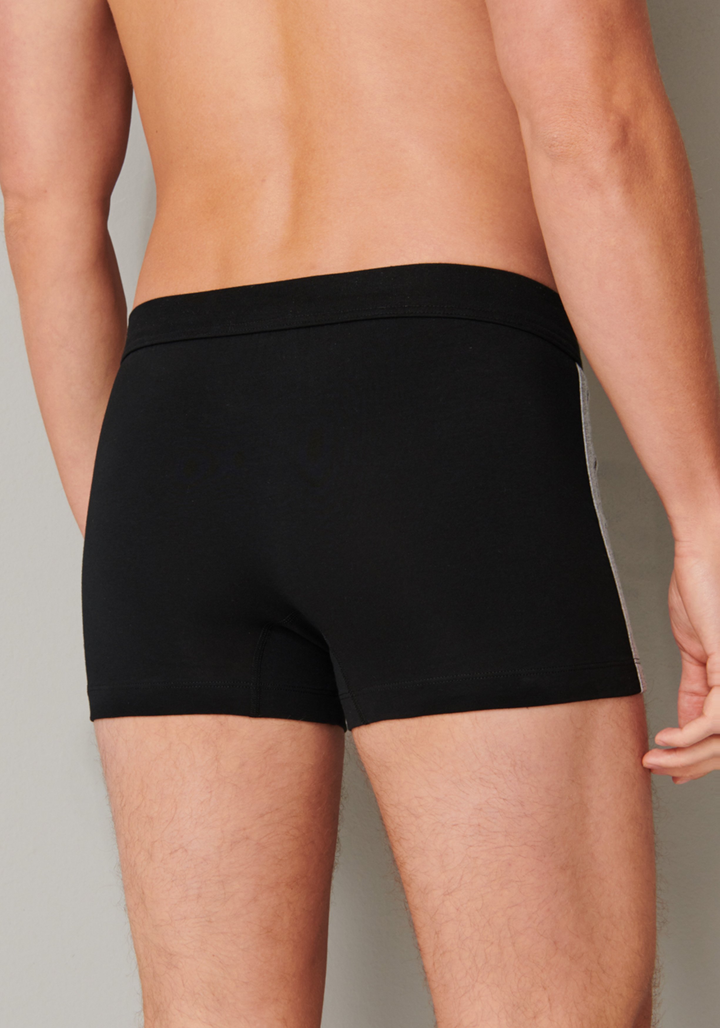 SCHIESSER 95/5 Stretch shorts (3-pack), zwart