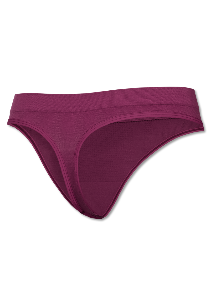 SCHIESSER Active Mesh Bamboo (1-pack), dames string bessenkleur