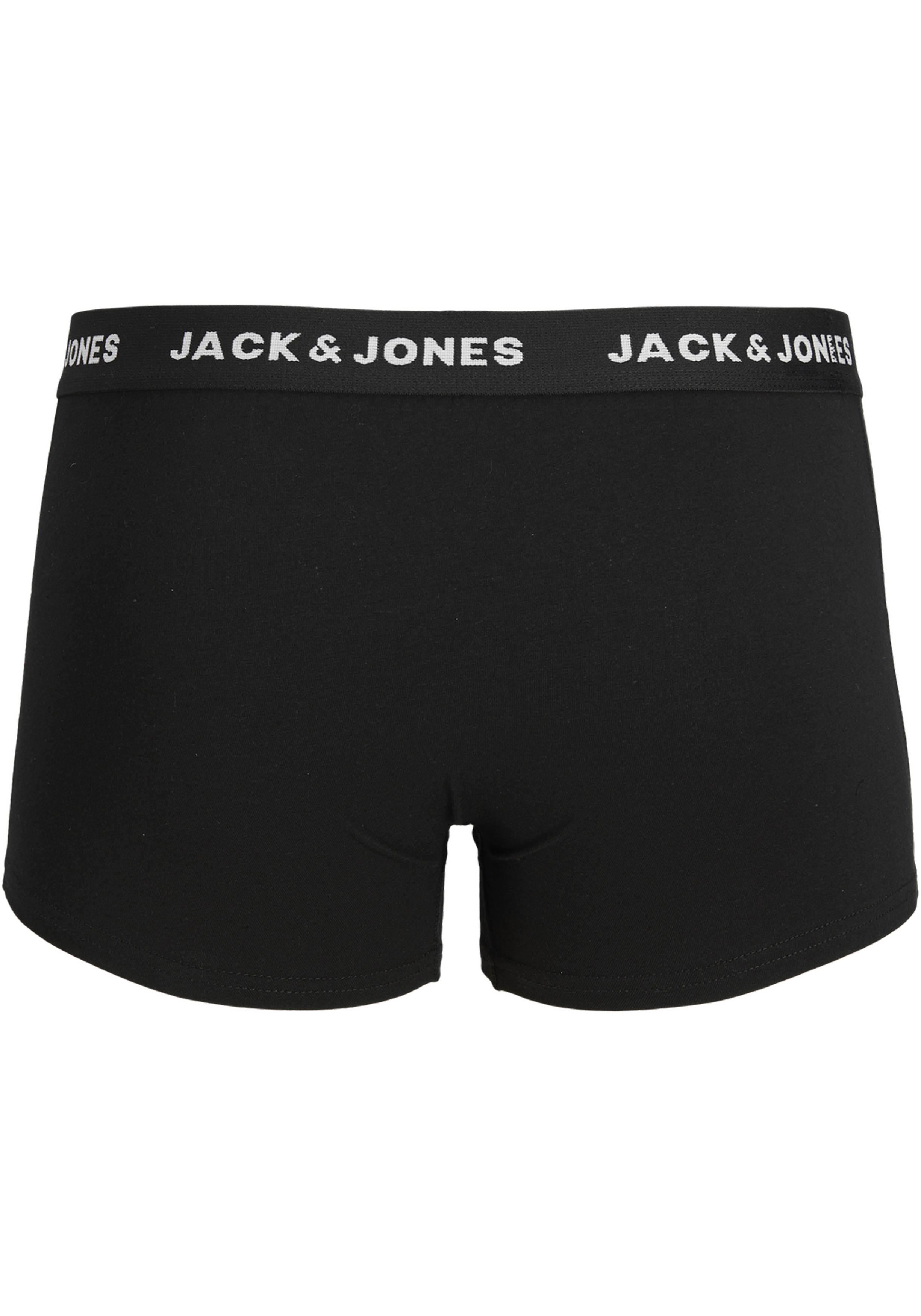 JACK & JONES Jacjon trunks (2-pack), heren boxers normale lengte, zwart