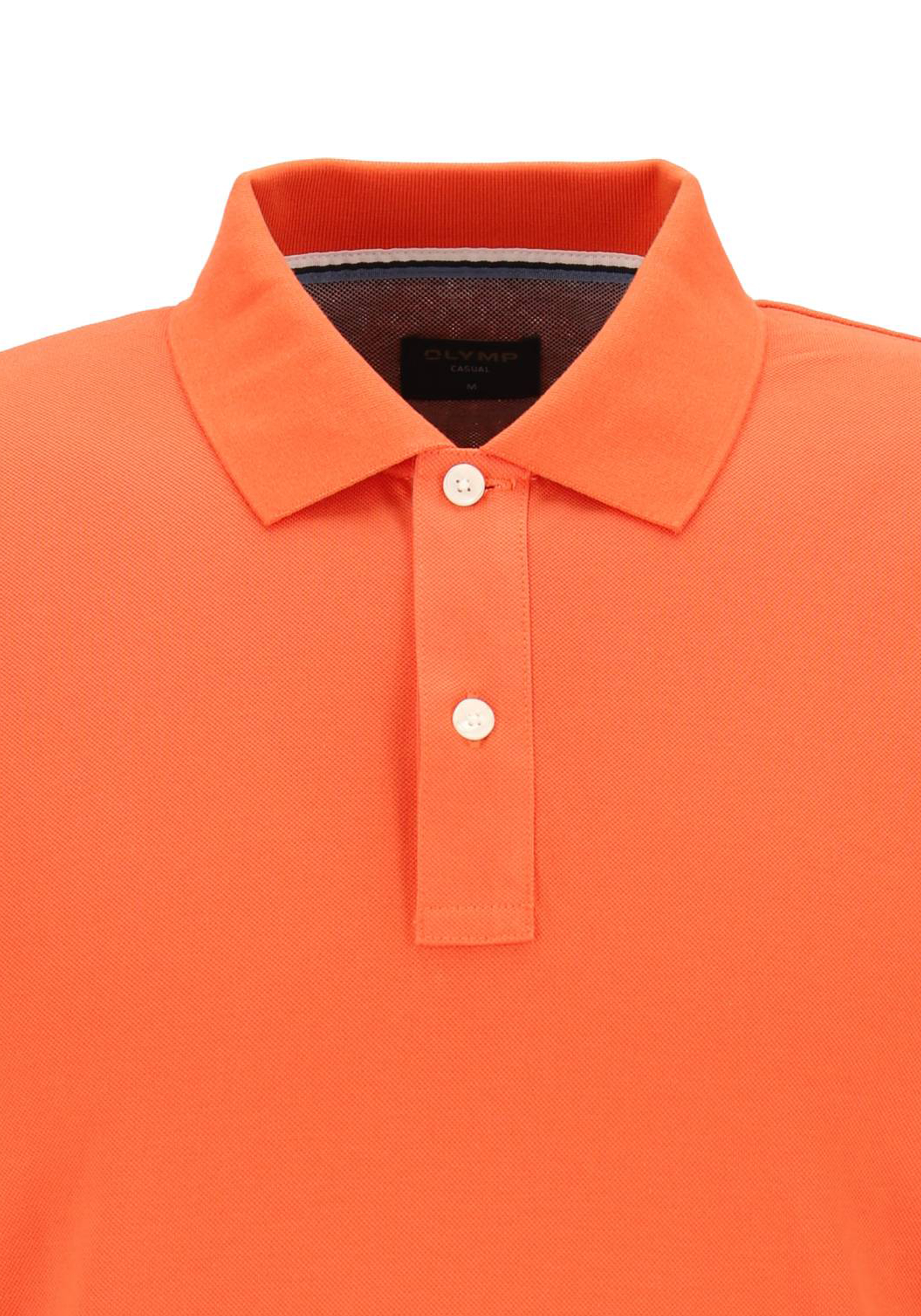 OLYMP Polo Casual, modern fit polo, oranje