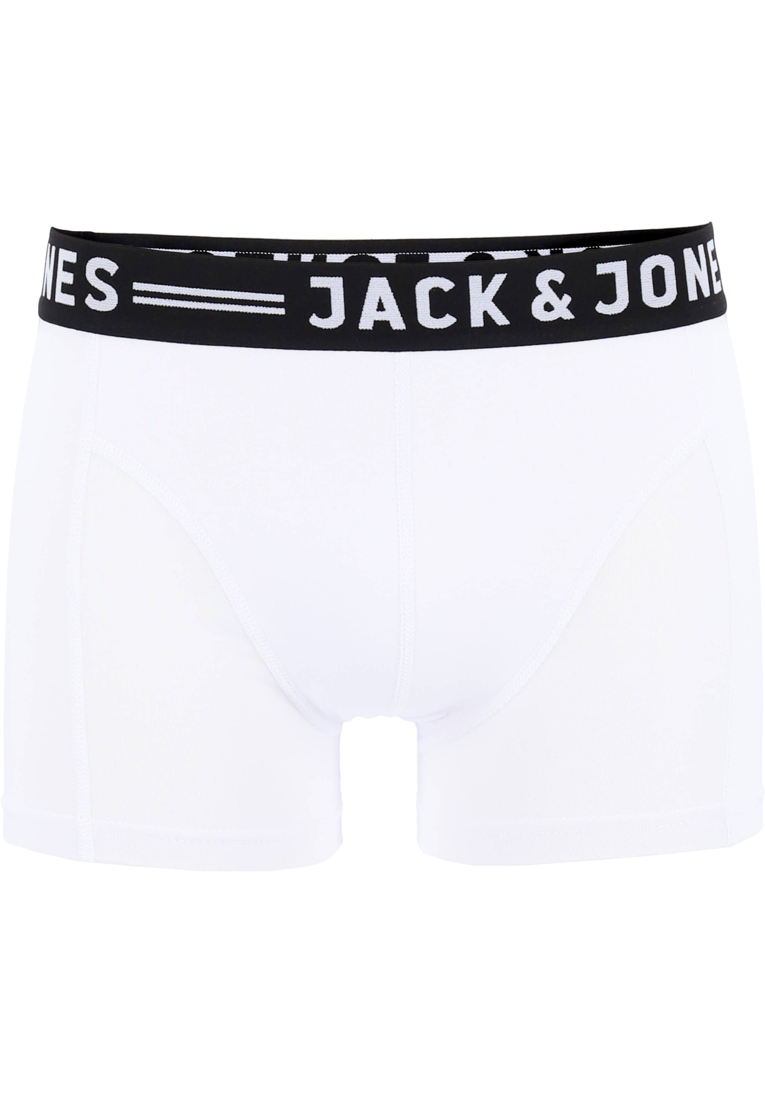 Jack & Jones heren boxers Sense trunks (3-pack), zwart - wit - grijs