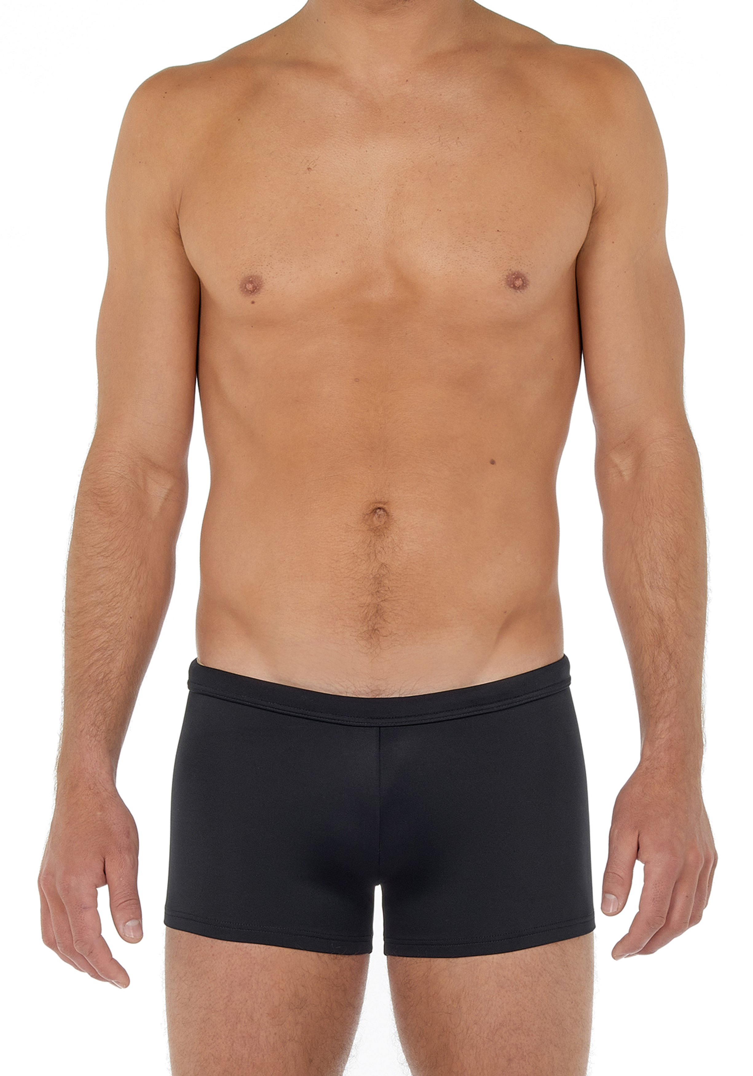 HOM Sea life swim shorts, heren zwembroek, zwart