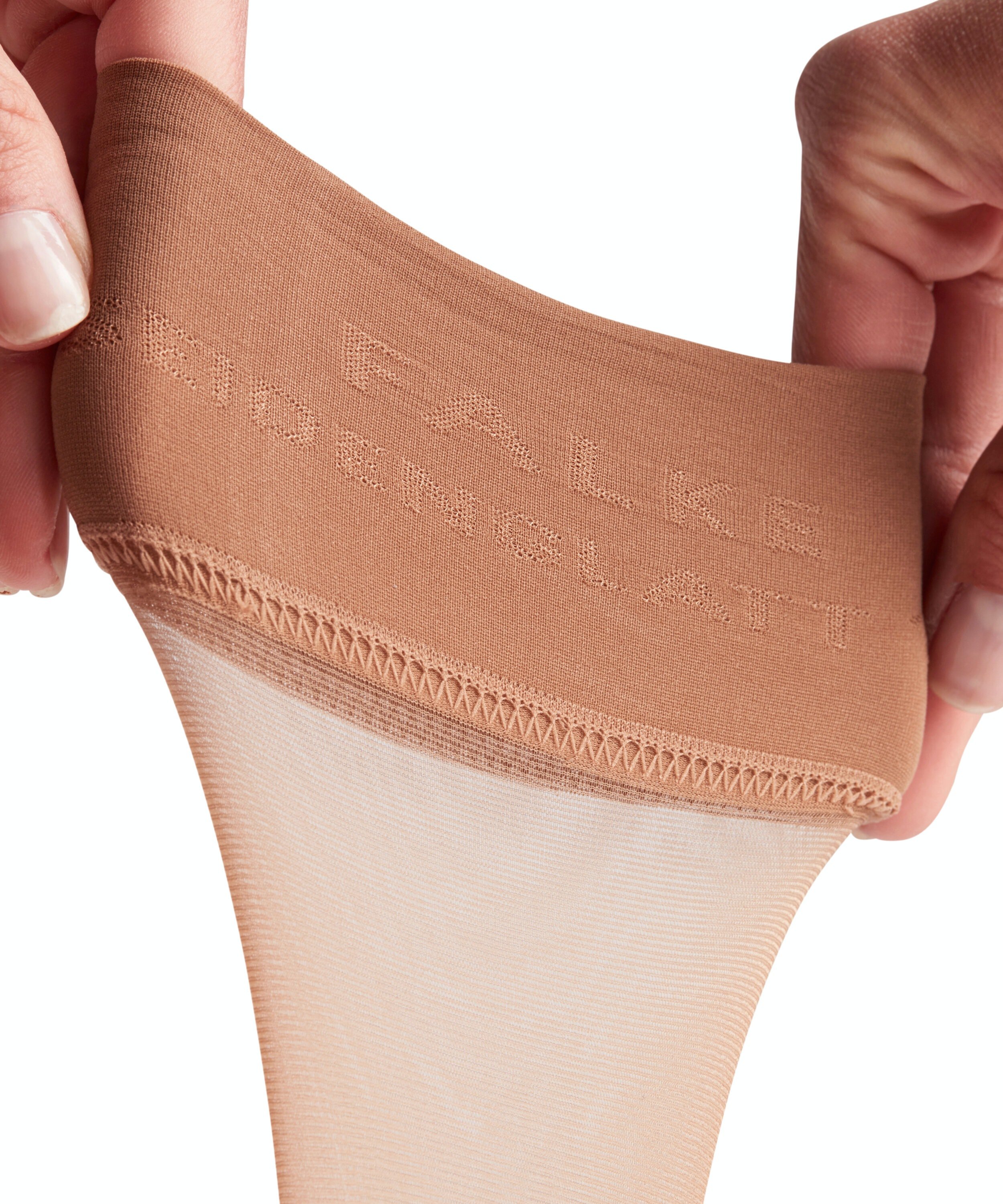 FALKE Seidenglatt 15 DEN dames kniekousen, beige (sun)