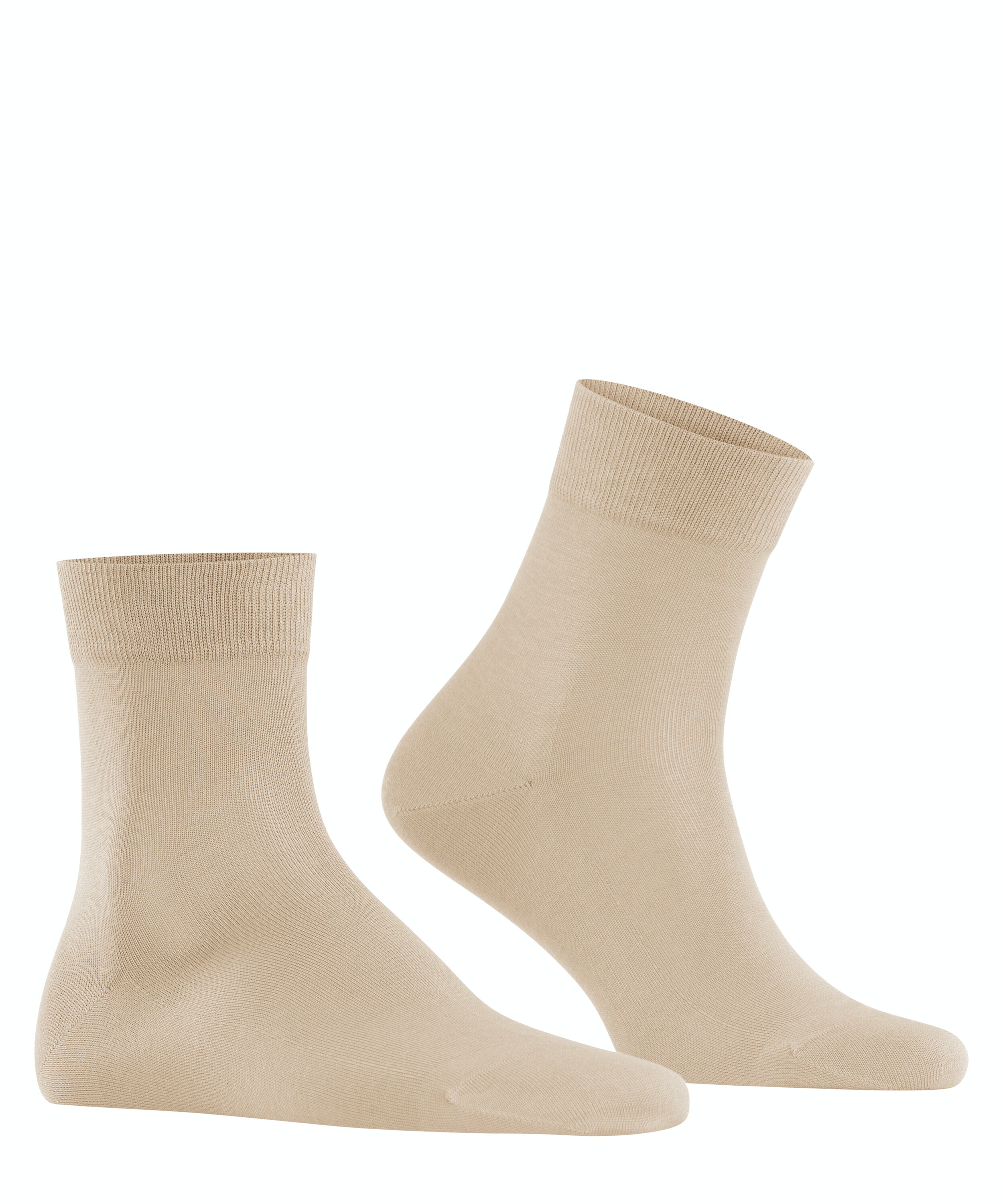 FALKE Tiago herensokken kort, beige (silk)