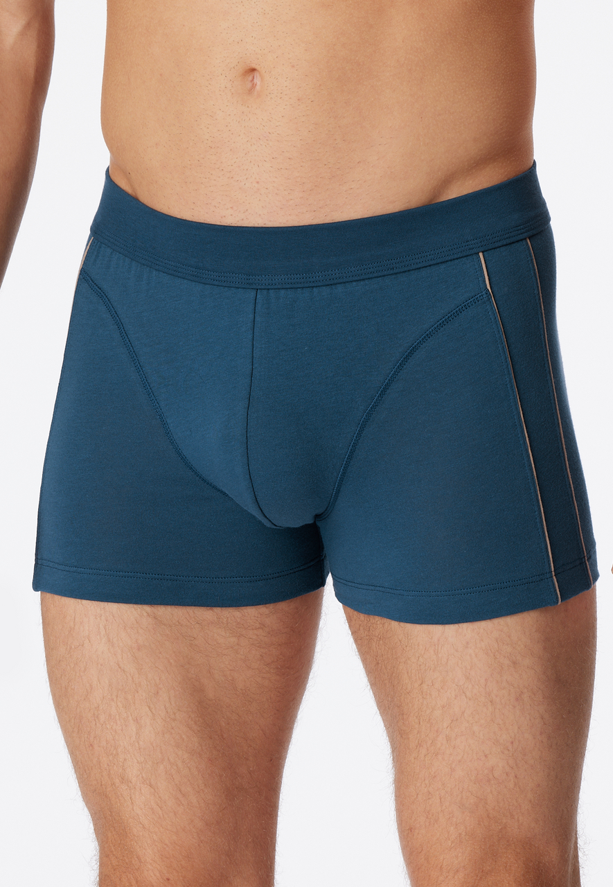 SCHIESSER Comfort Fit boxer (1-pack), heren short organisch katoen bies admiraal