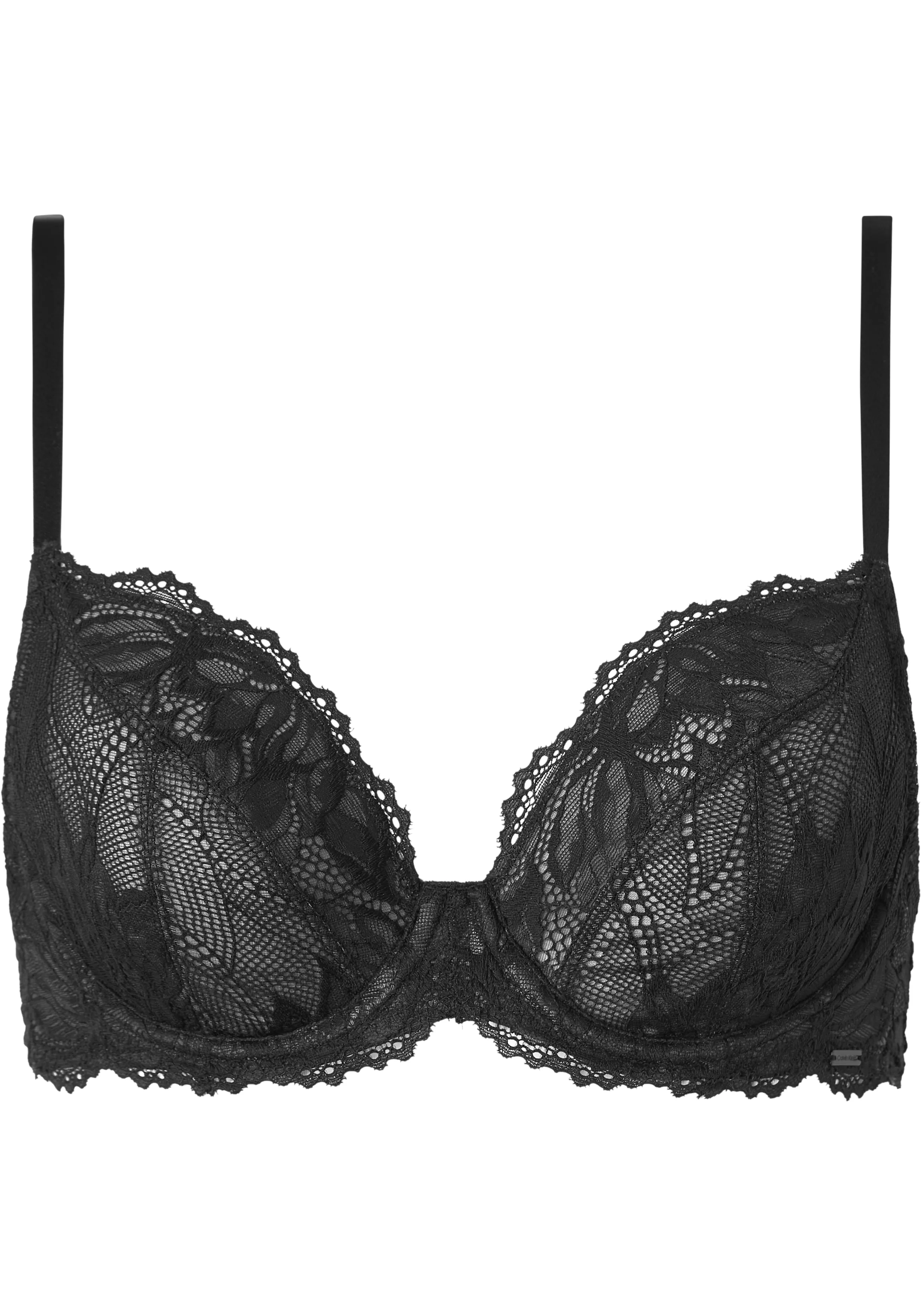 Calvin Klein dames Seductive Comfort unlined full cup bra, beugel BH, zwart