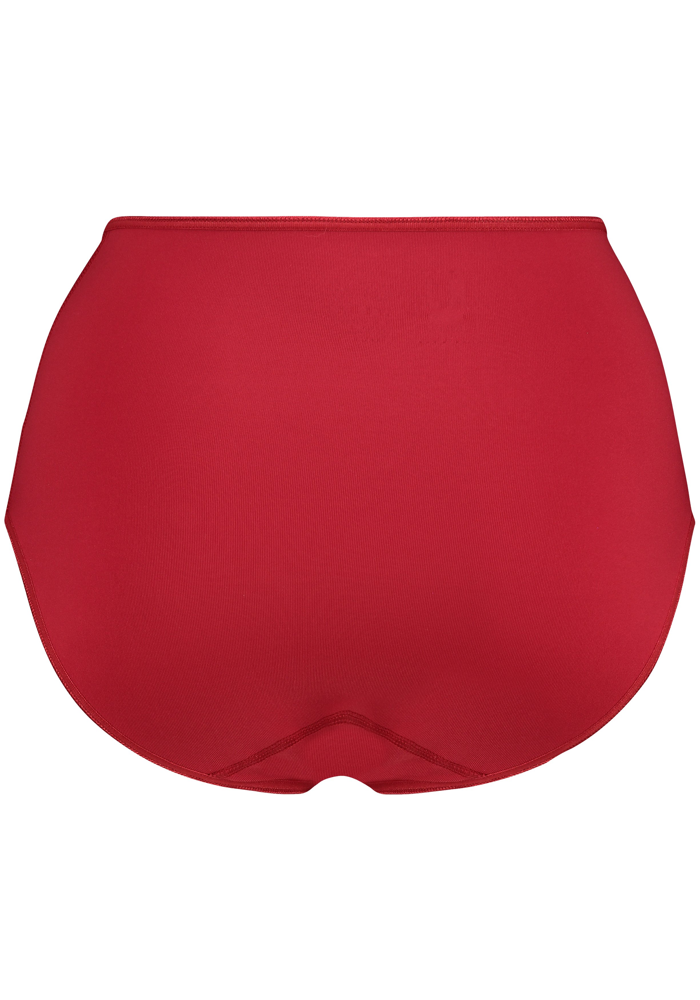 RJ Bodywear Pure Color dames maxi brief, donkerrood