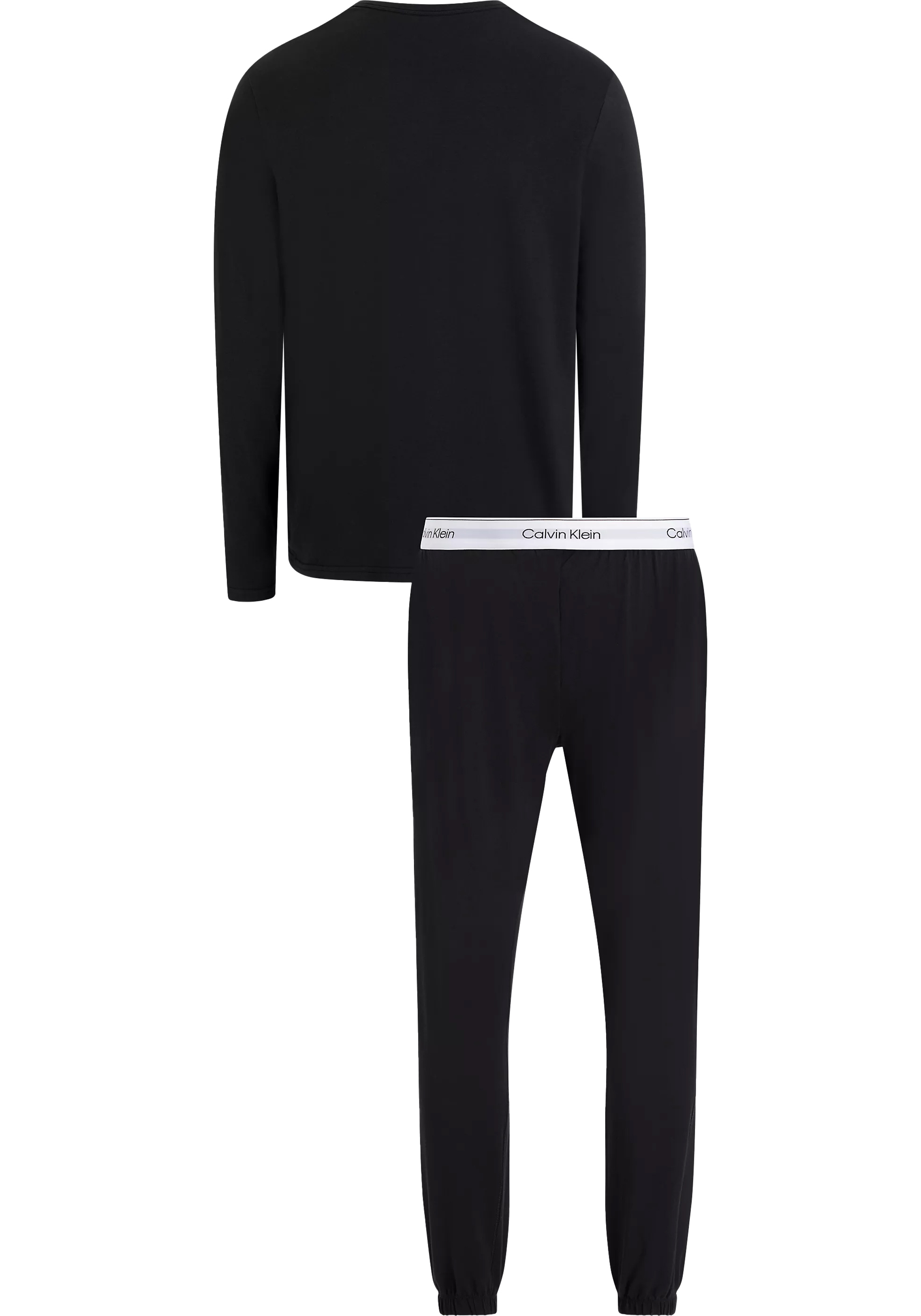 Calvin Klein heren pyjama O-hals, zwart