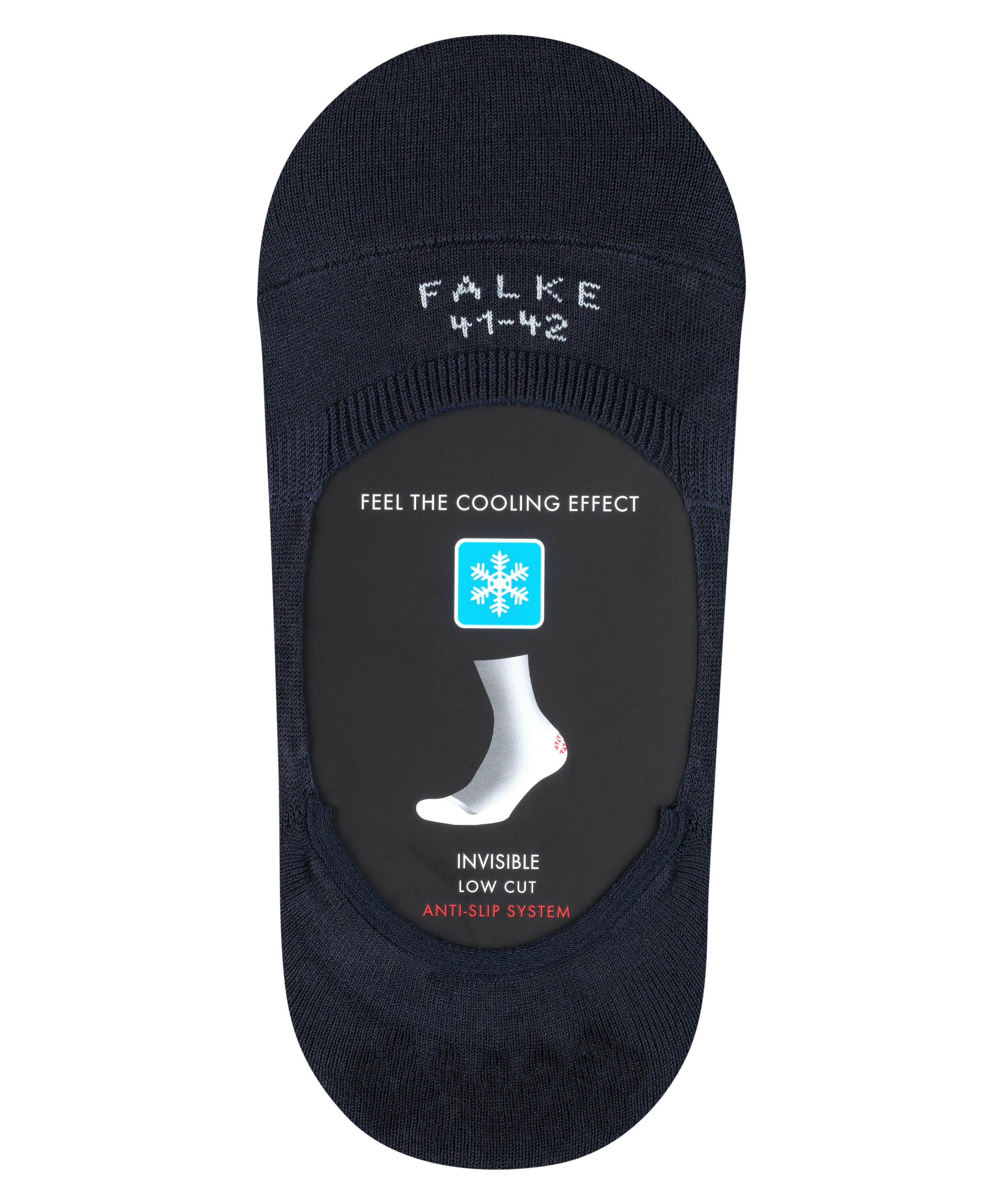 FALKE Cool 24/7 heren kousenvoetjes, donkerblauw (dark navy)