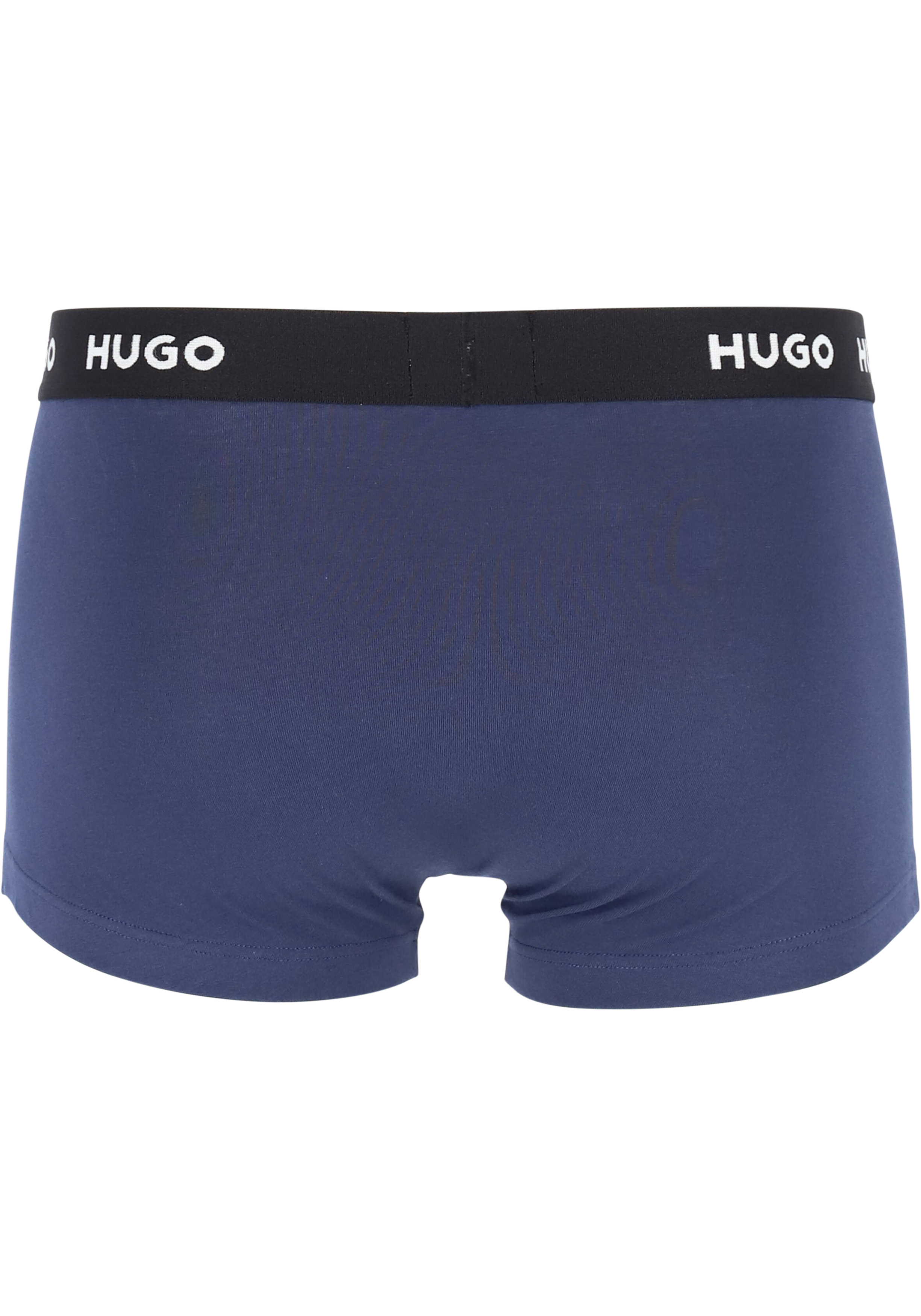 HUGO trunks (3-pack), heren boxers kort, navy