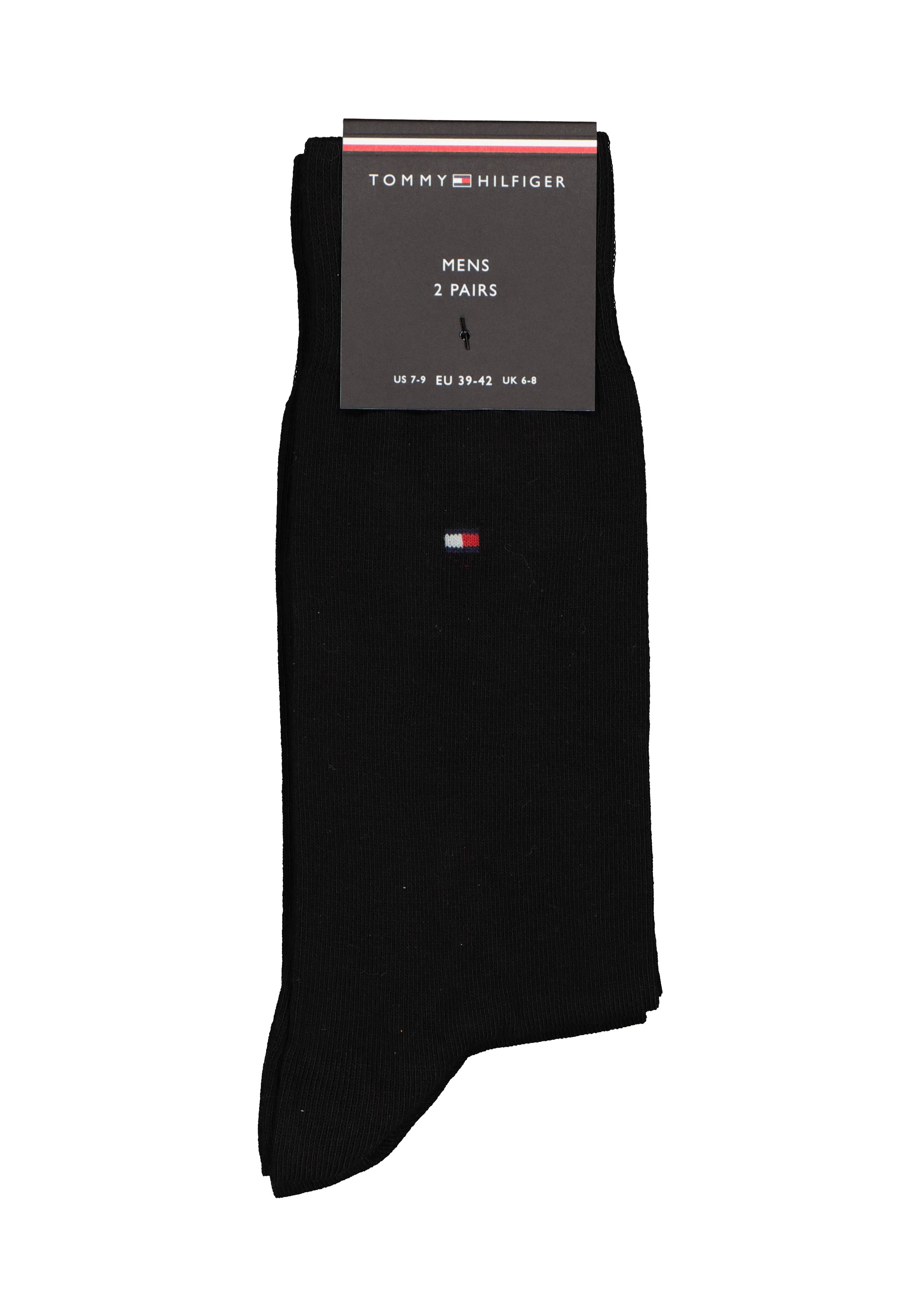 Tommy Hilfiger Classic Socks (2-pack), herensokken katoen, zwart