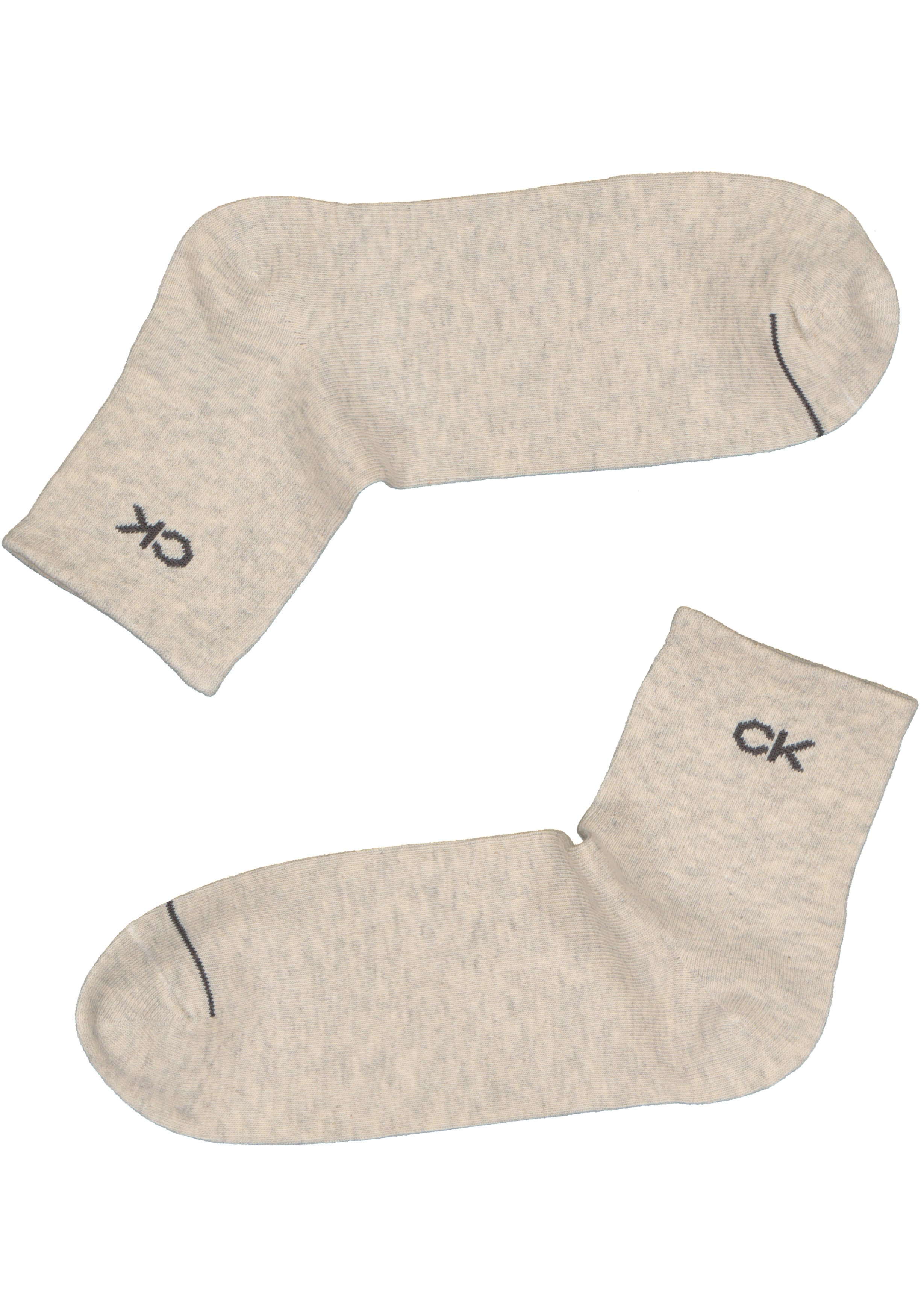 Calvin Klein herensokken Nick (3-pack), hoge enkelsokken, drie tinten grijs