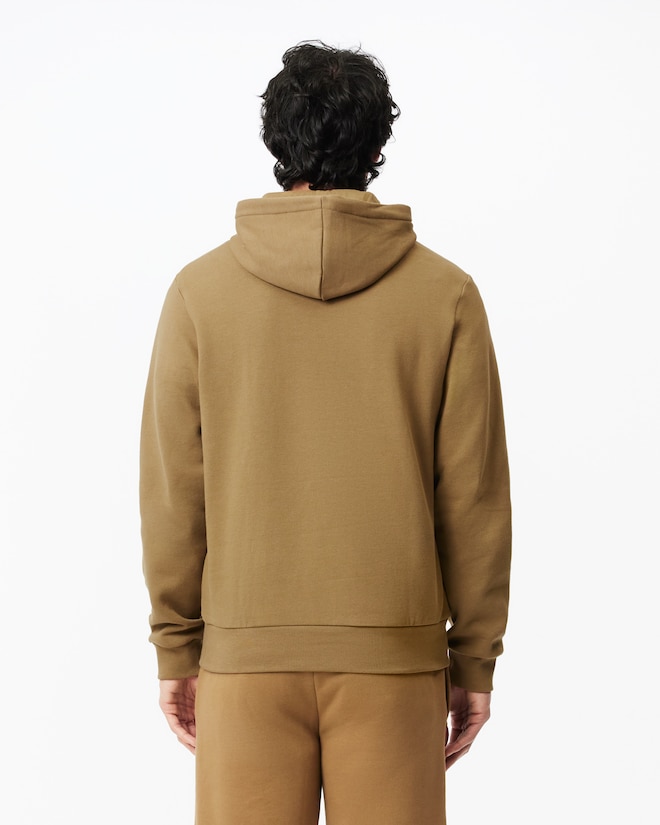 Lacoste heren hoodie sweatshirt, cookie lichtbruin