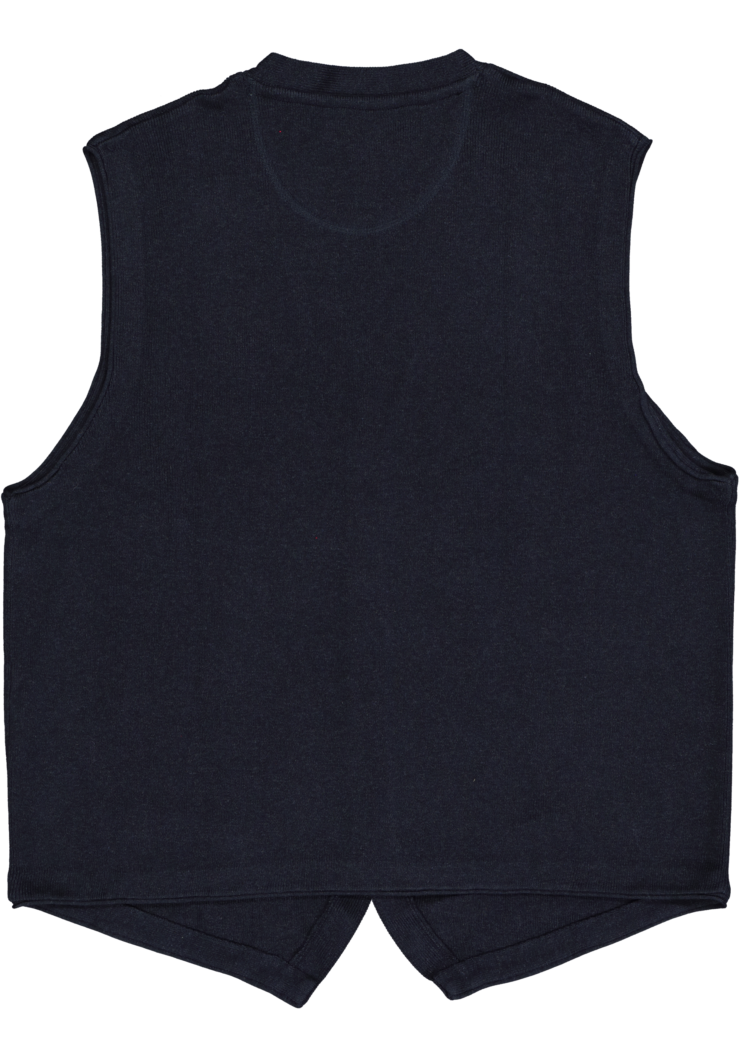 CASA MODA mouwloos heren vest katoen, donker blauw