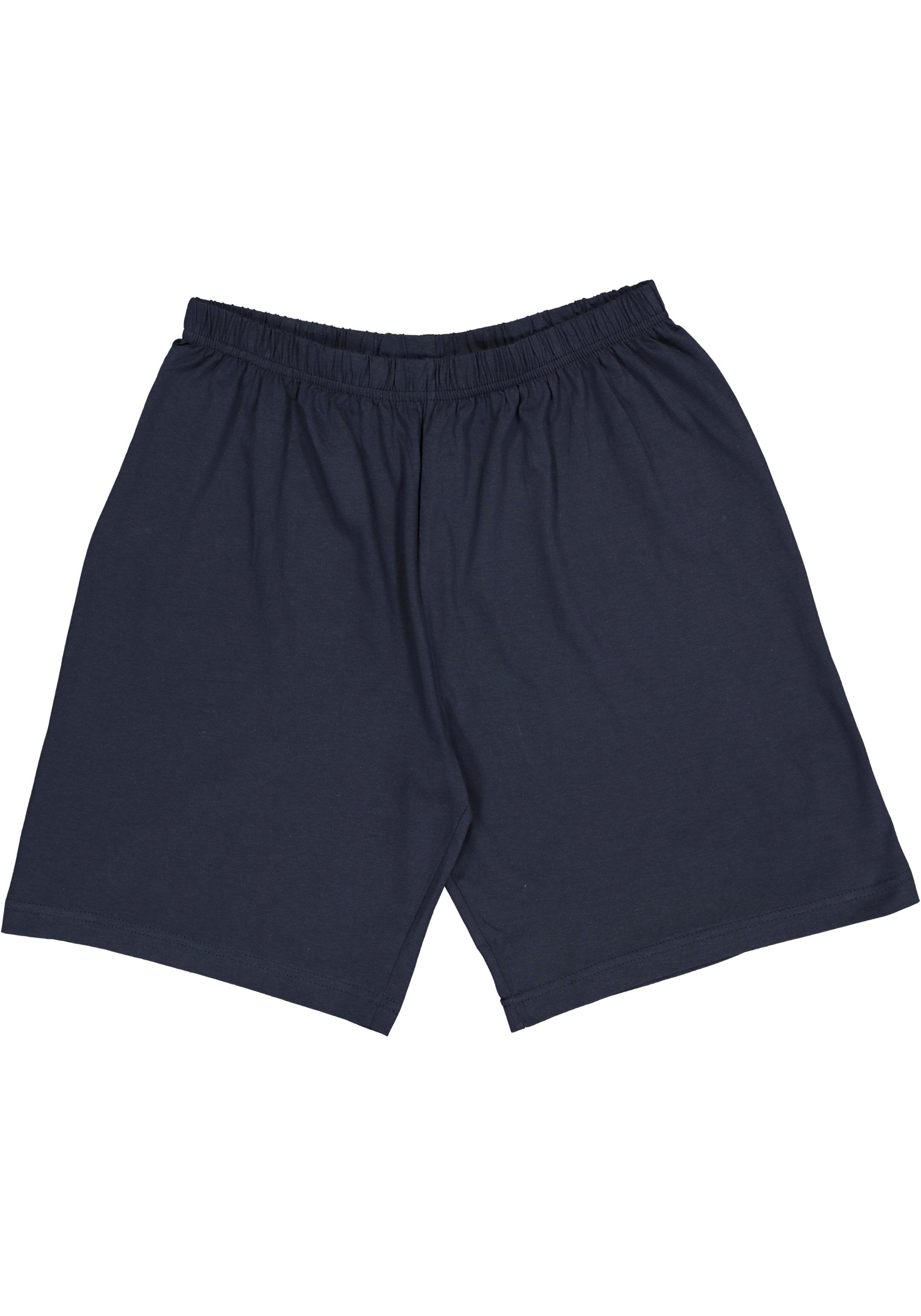 Gotzburg heren shortama, blauw met rood en wit dessin