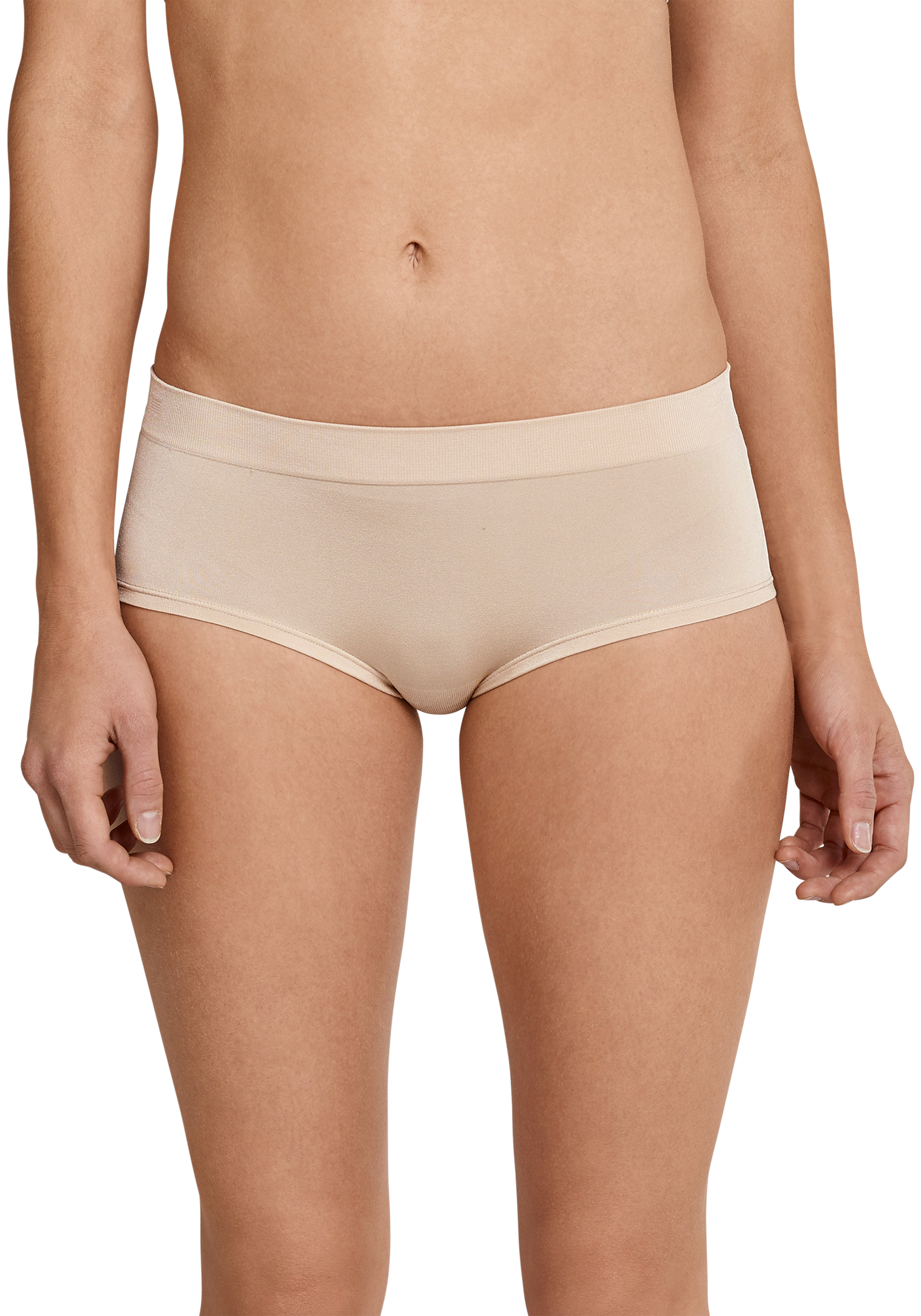 SCHIESSER Seamless Light dames short (1-pack), huidskleur