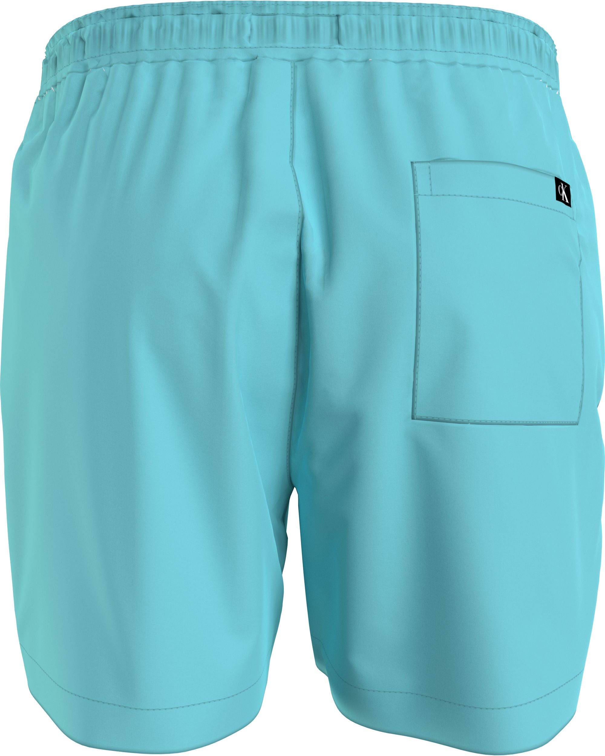 Calvin Klein Medium Drawstring swimshort, heren zwembroek, turquoise