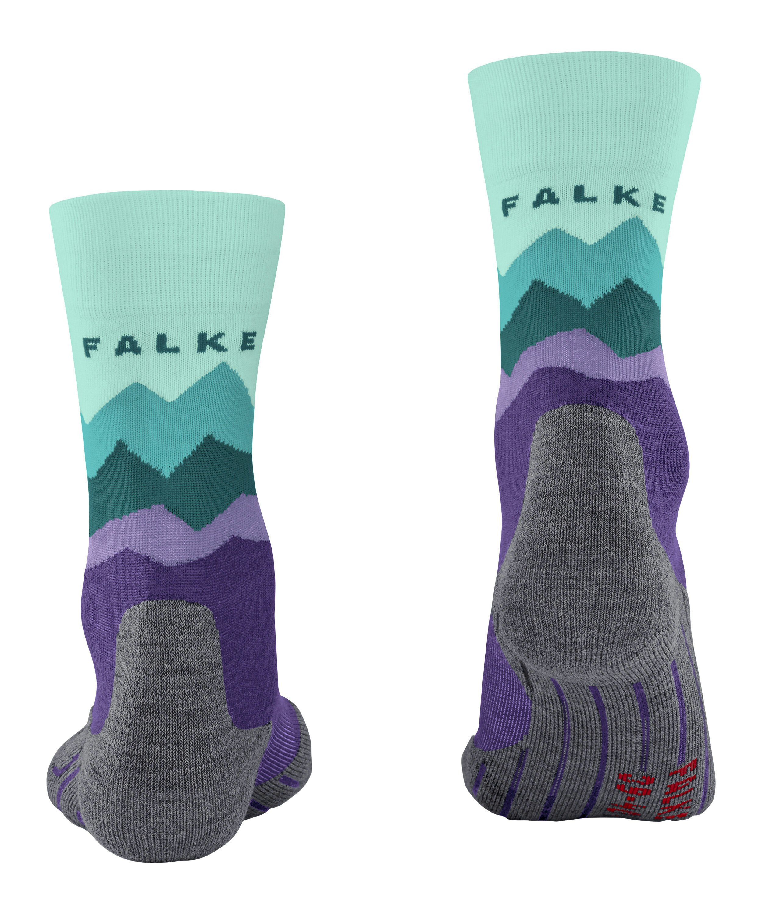 FALKE TK2 Explore dames trekking sokken, paars (amethyst)