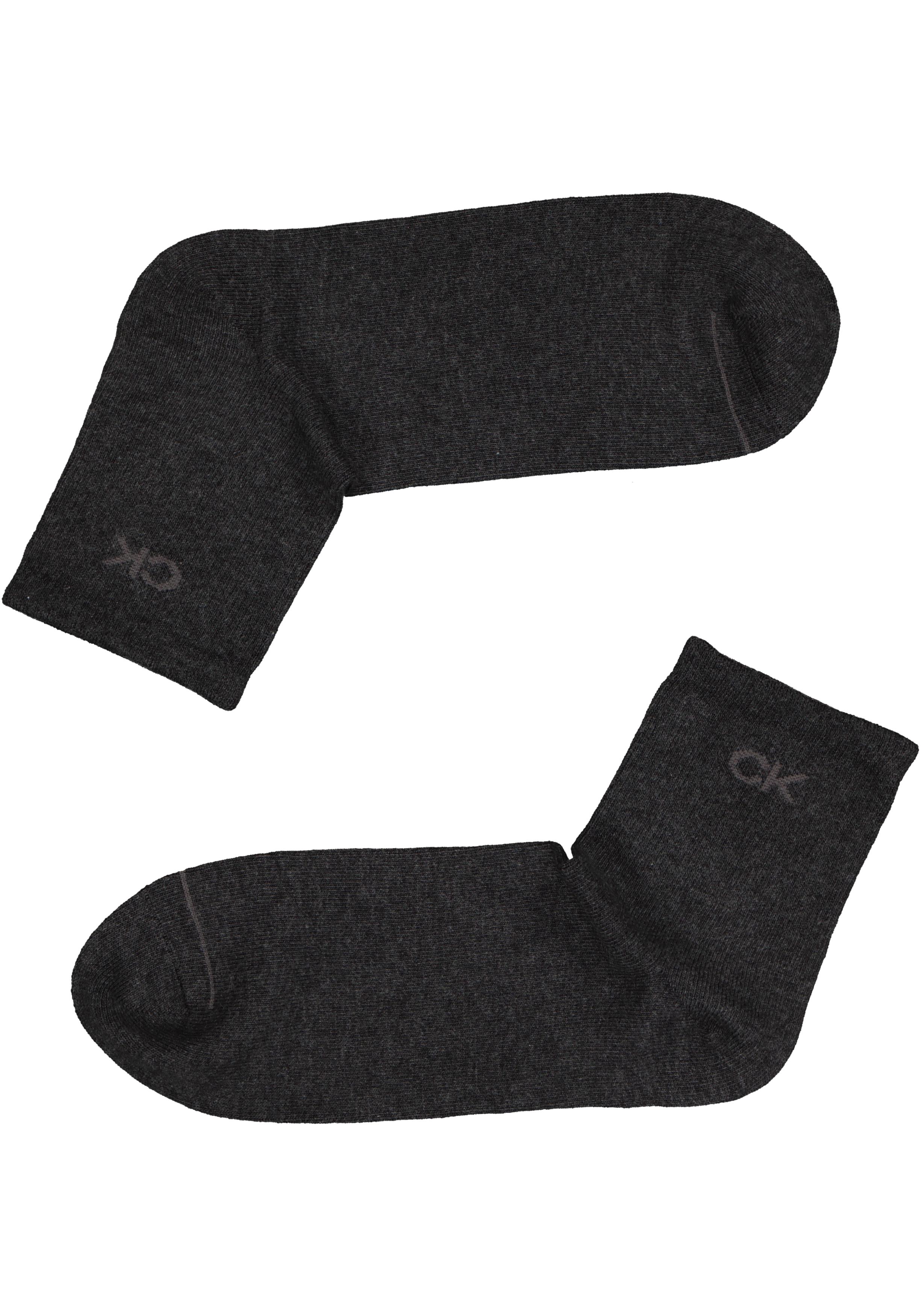 Calvin Klein herensokken Nick (3-pack), hoge enkelsokken, drie tinten grijs