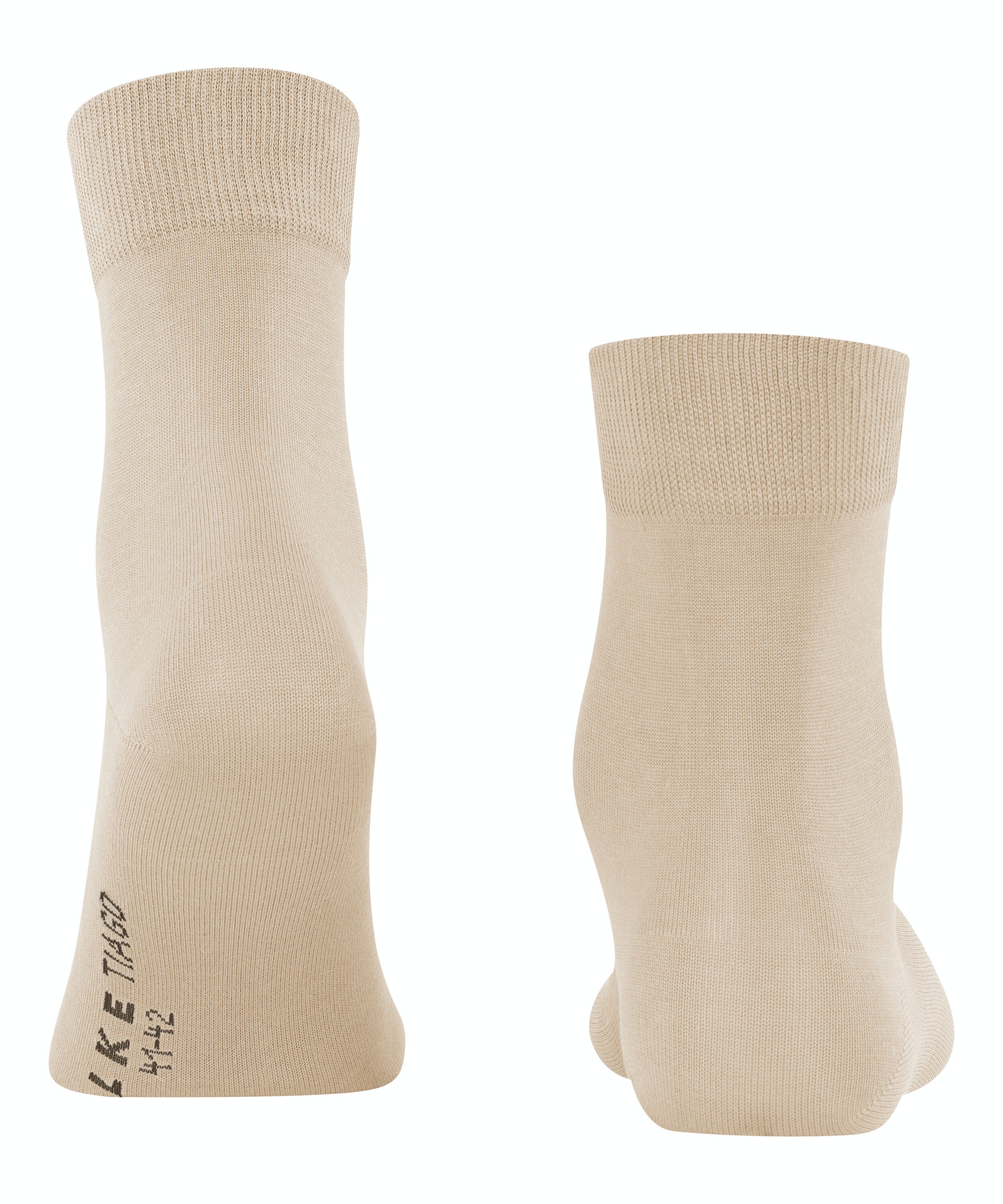 FALKE Tiago herensokken kort, beige (silk)