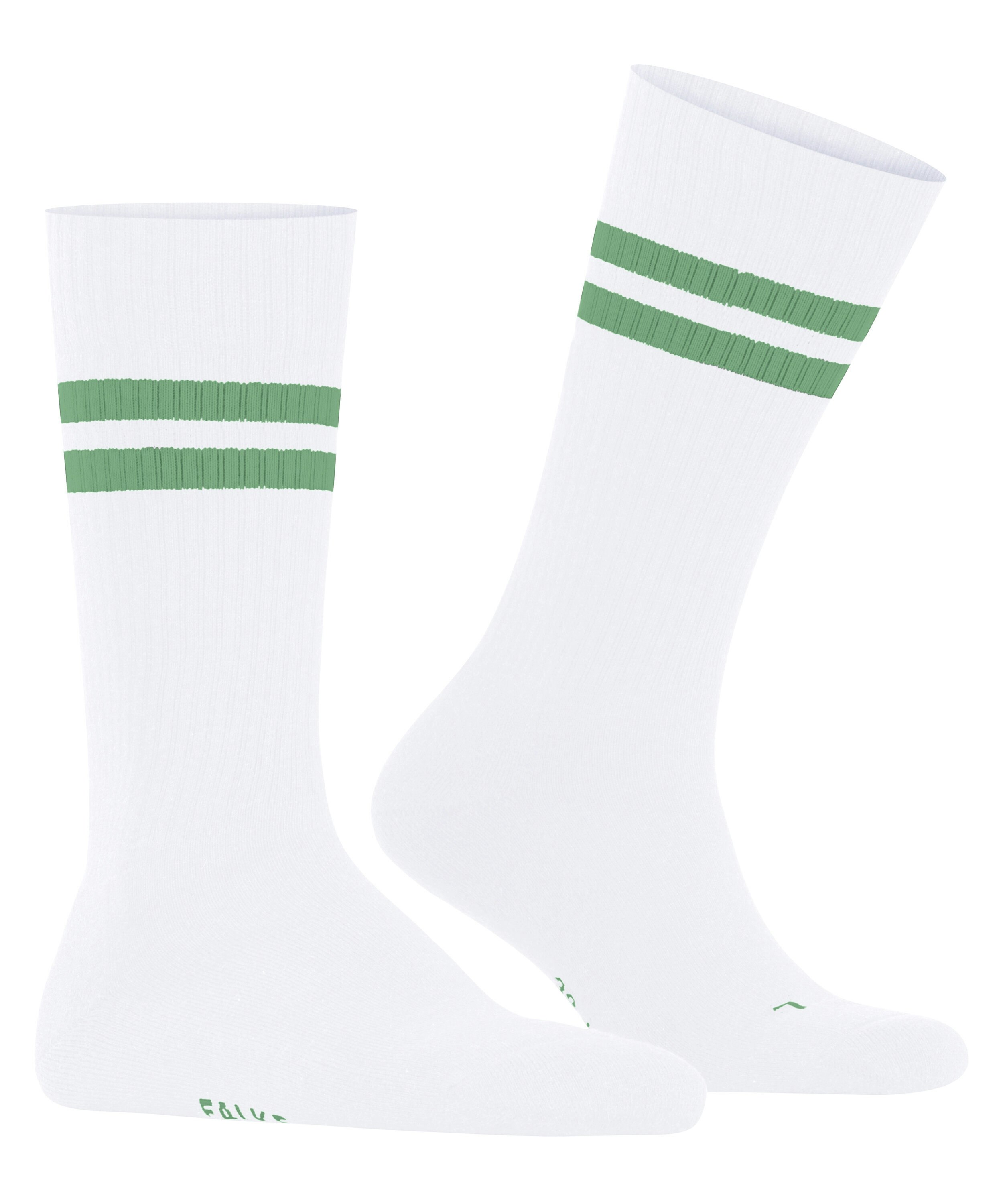 FALKE Dynamic unisex sokken, sneeuwwit met groen (schnee)