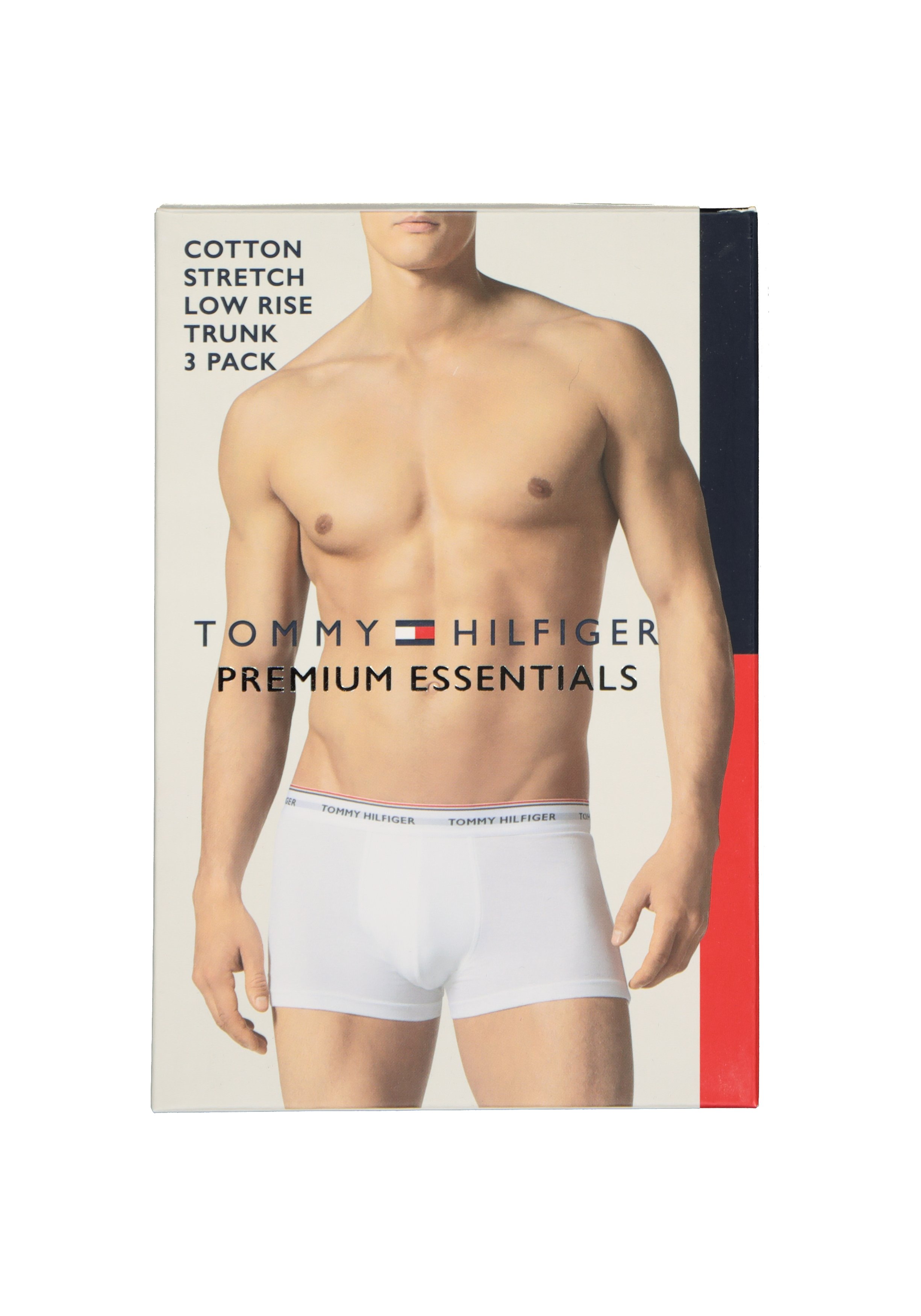 Tommy Hilfiger low rise trunk (3-pack), lage heren boxers kort, blauw 