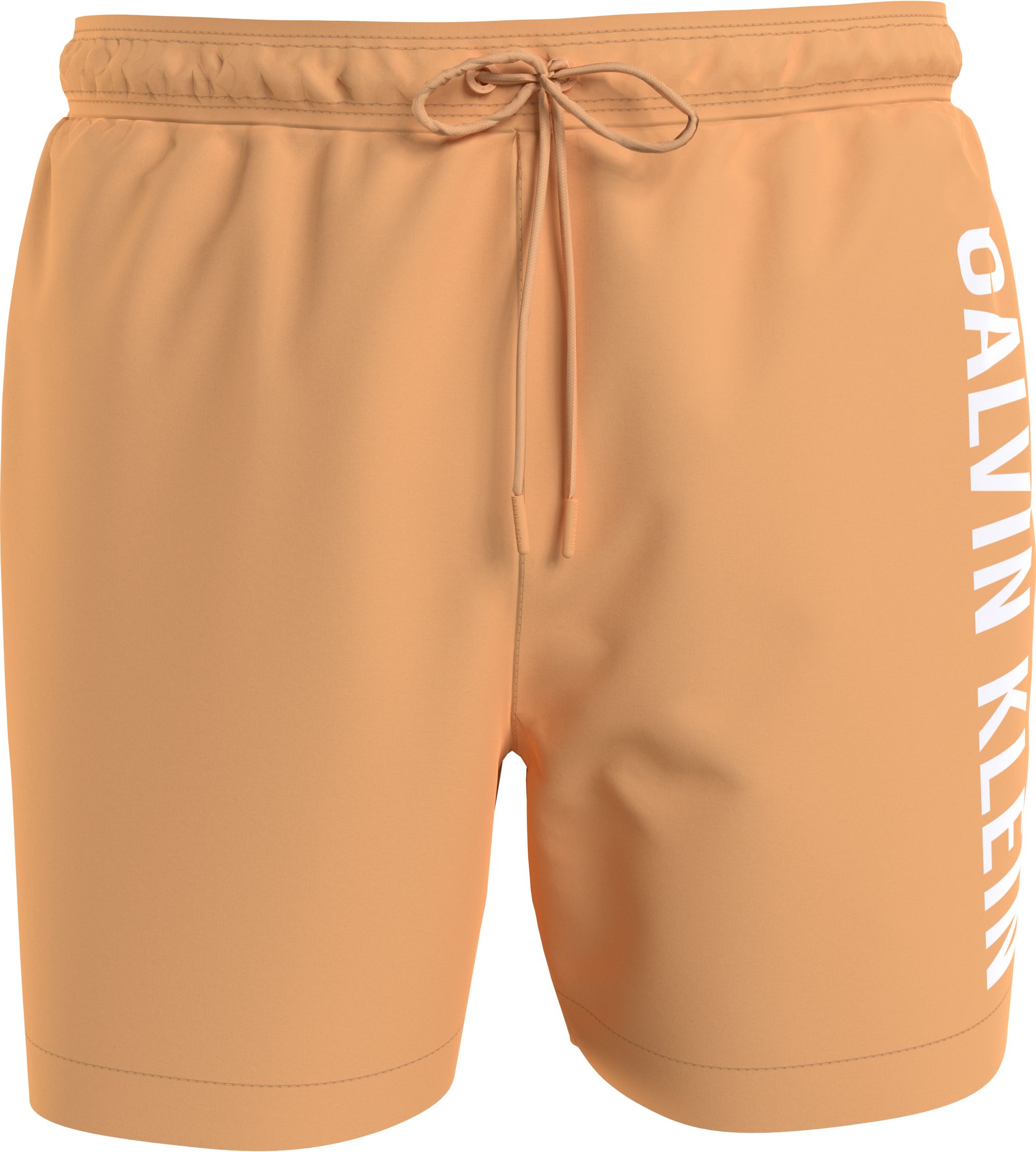 Calvin Klein Medium Drawstring swimshort, heren zwembroek, licht oranje