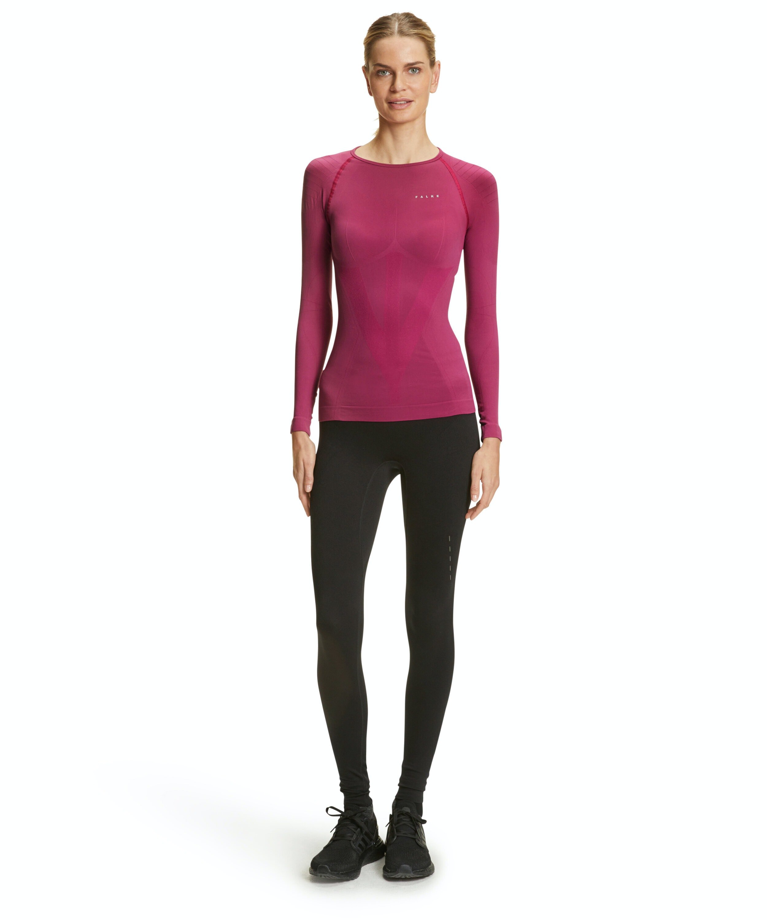 FALKE dames lange mouw shirt Warm, thermoshirt, lichtpaars (radiant orchid)