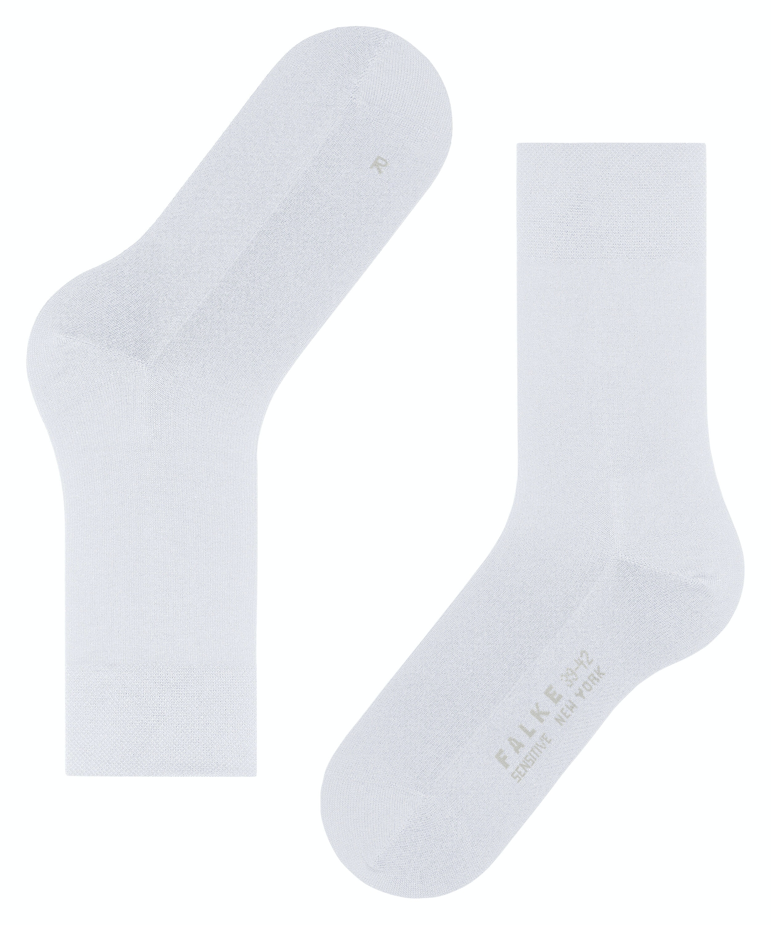 FALKE New York damessokken, wit (white)