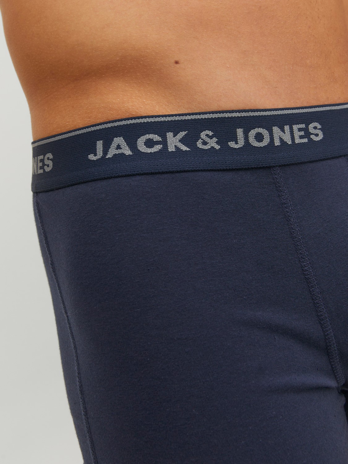 JACK & JONES Jacvincent trunks (2-pack), heren boxers normale lengte, blauw