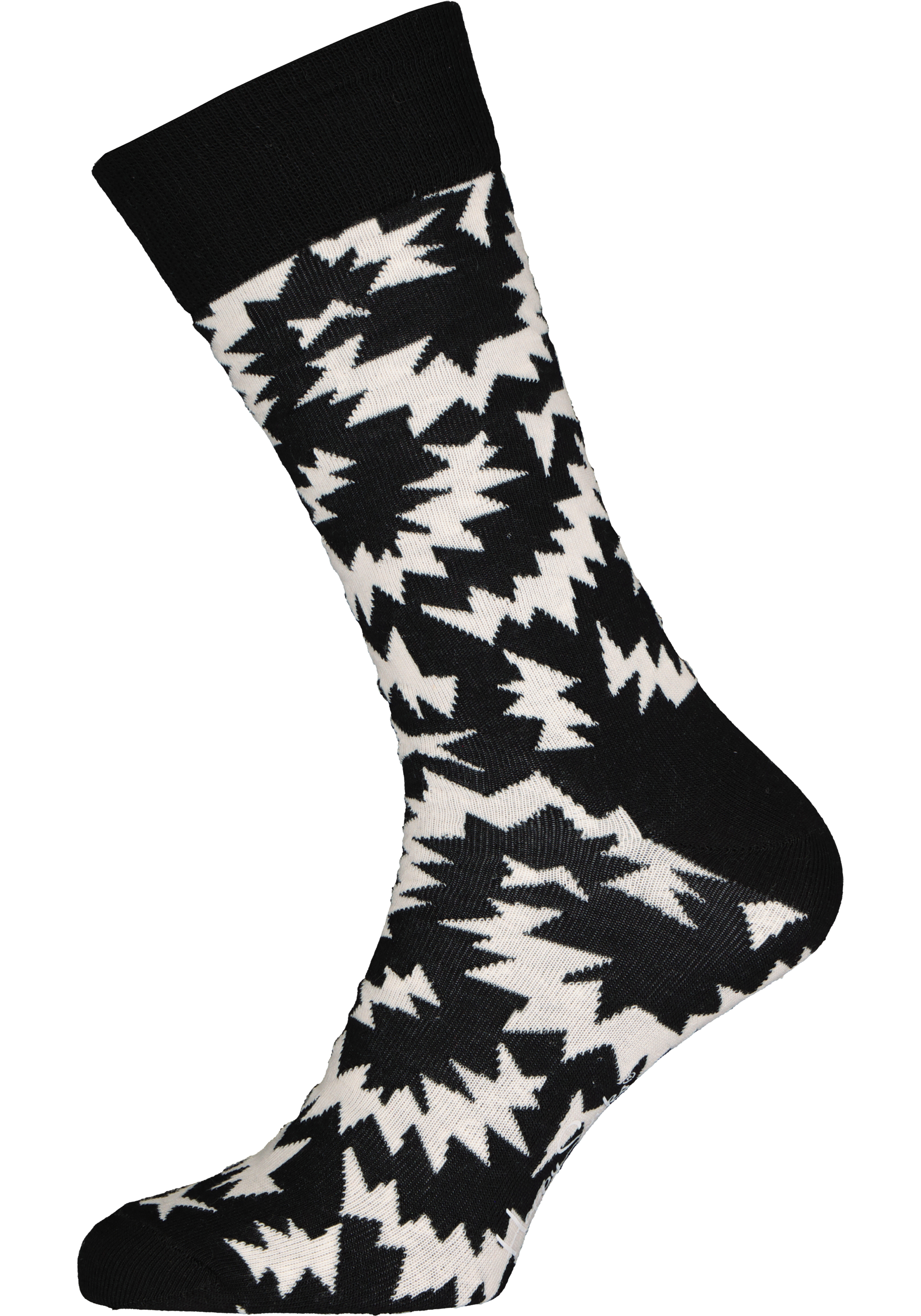 Happy Socks Black & White Socks Gift Set (4-pack), altijd goed, zwart met wit