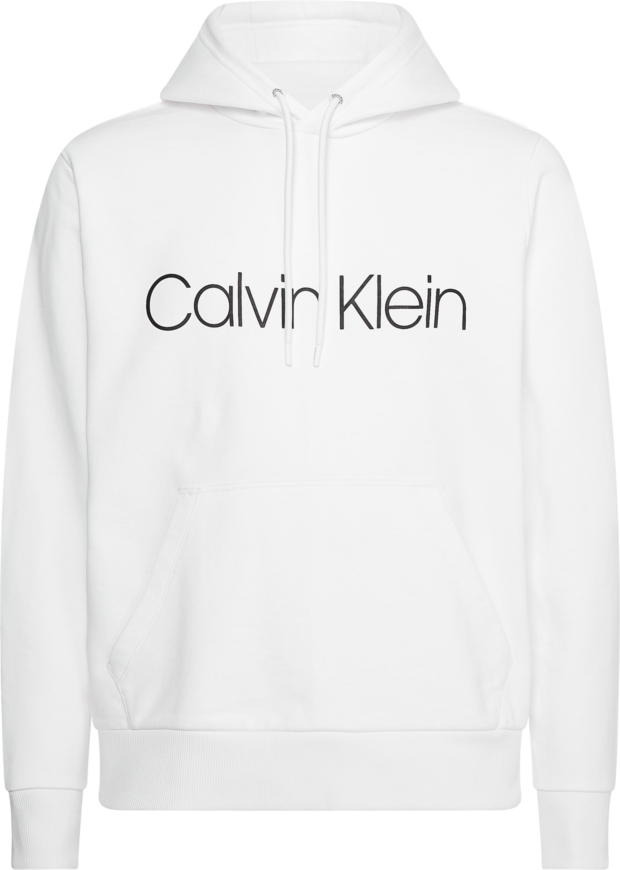 Calvin Klein heren hoodie katoen, Cotton Logo Hoodie, wit