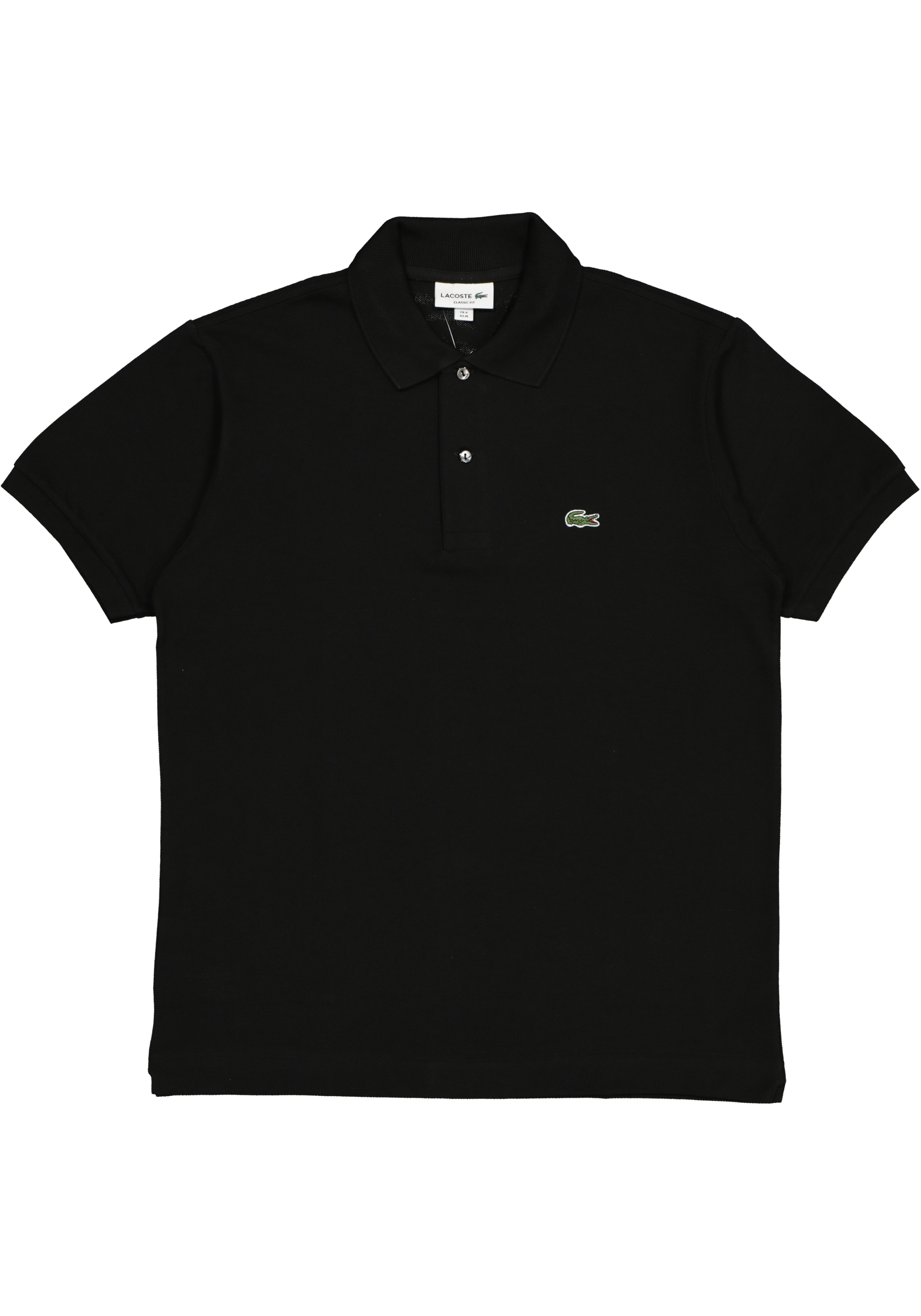 Lacoste Classic Fit polo, zwart