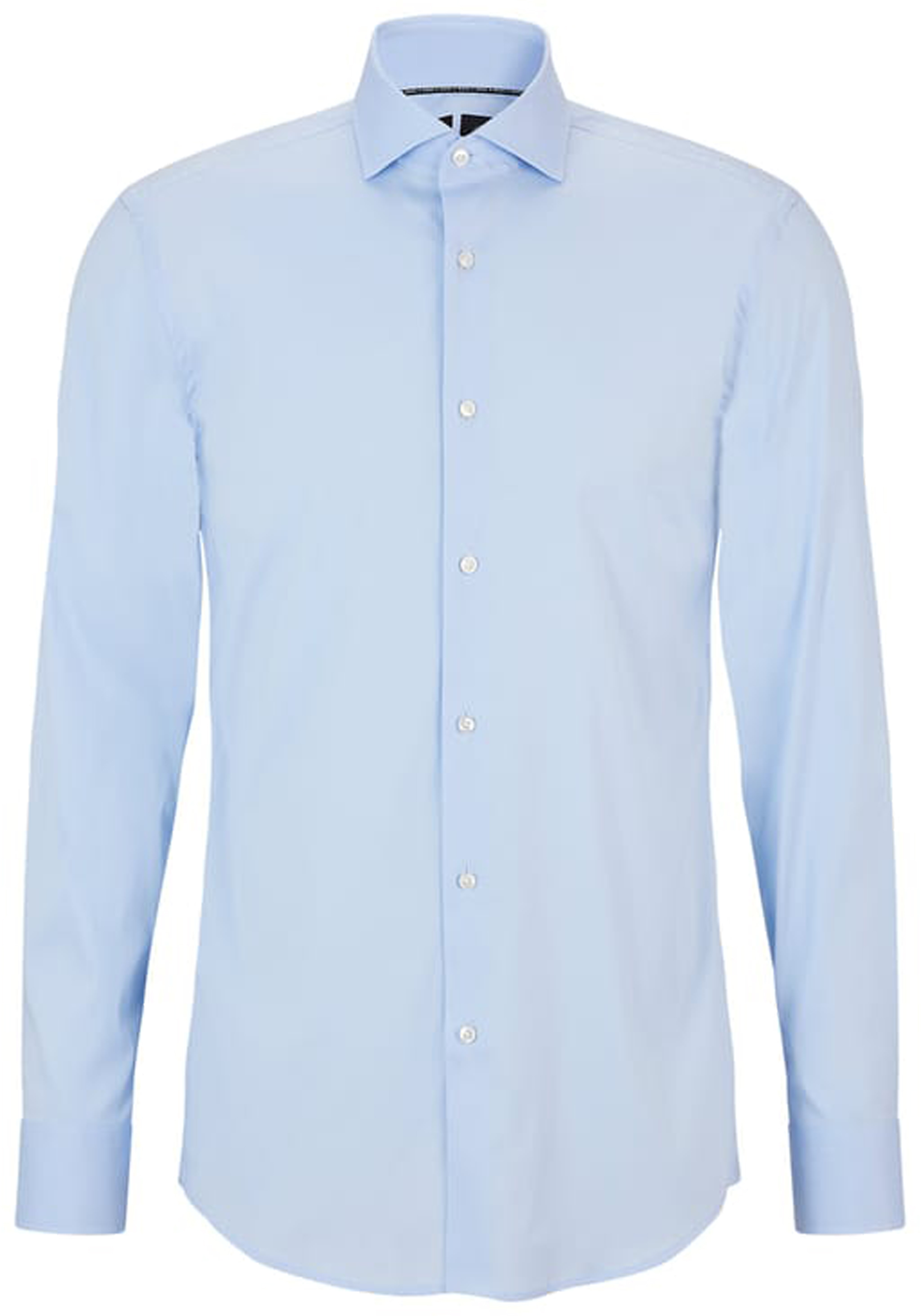 BOSS Hank slim fit overhemd, popeline, blauw