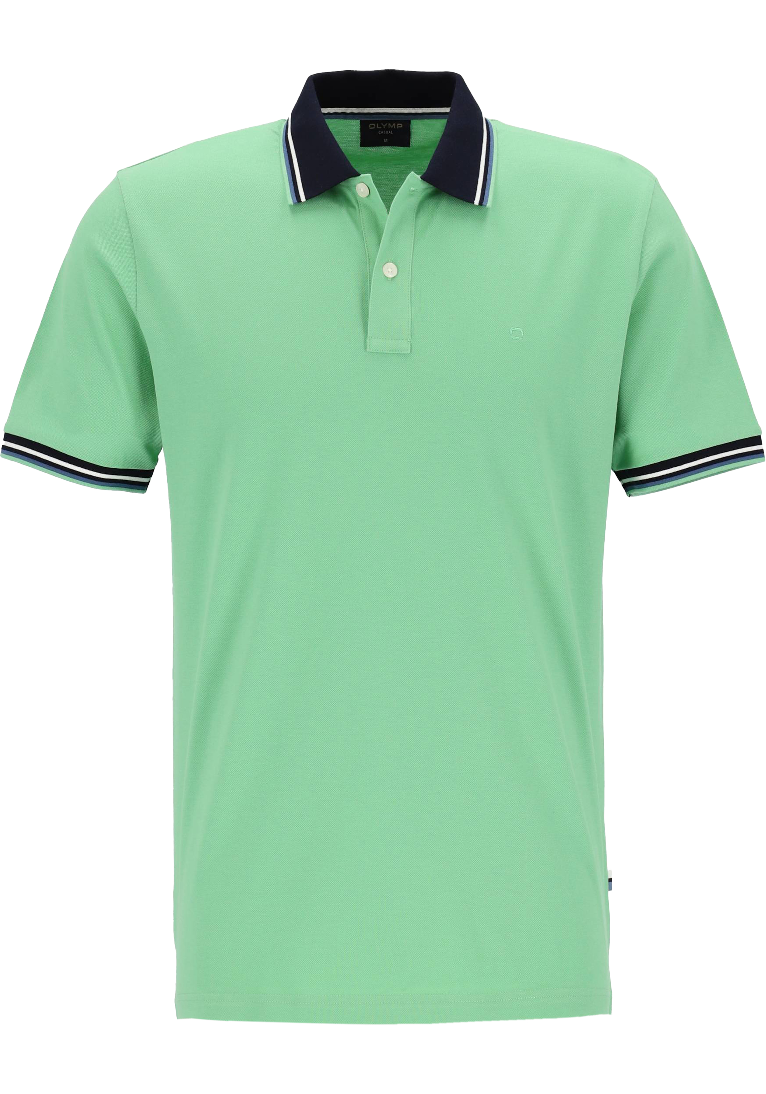 OLYMP Polo Casual, modern fit polo, mint groen