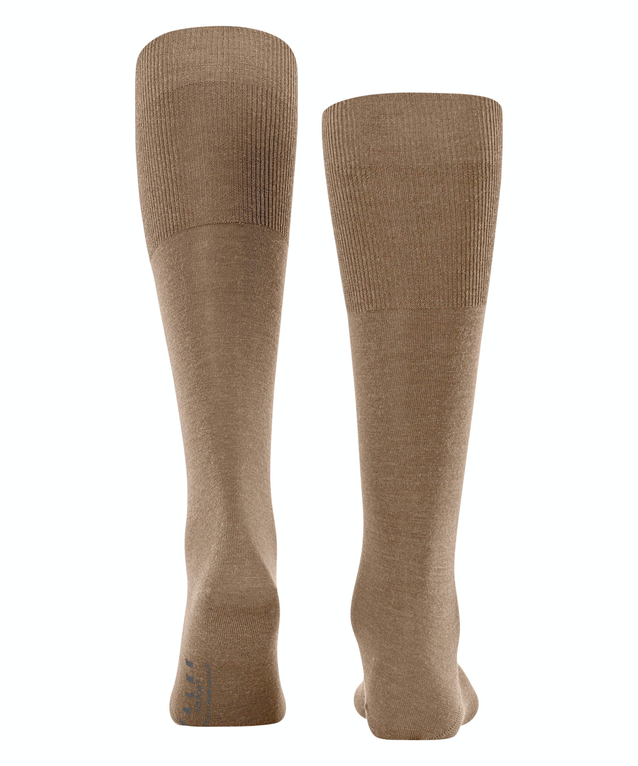 FALKE Airport heren kniekousen, beige (camel)