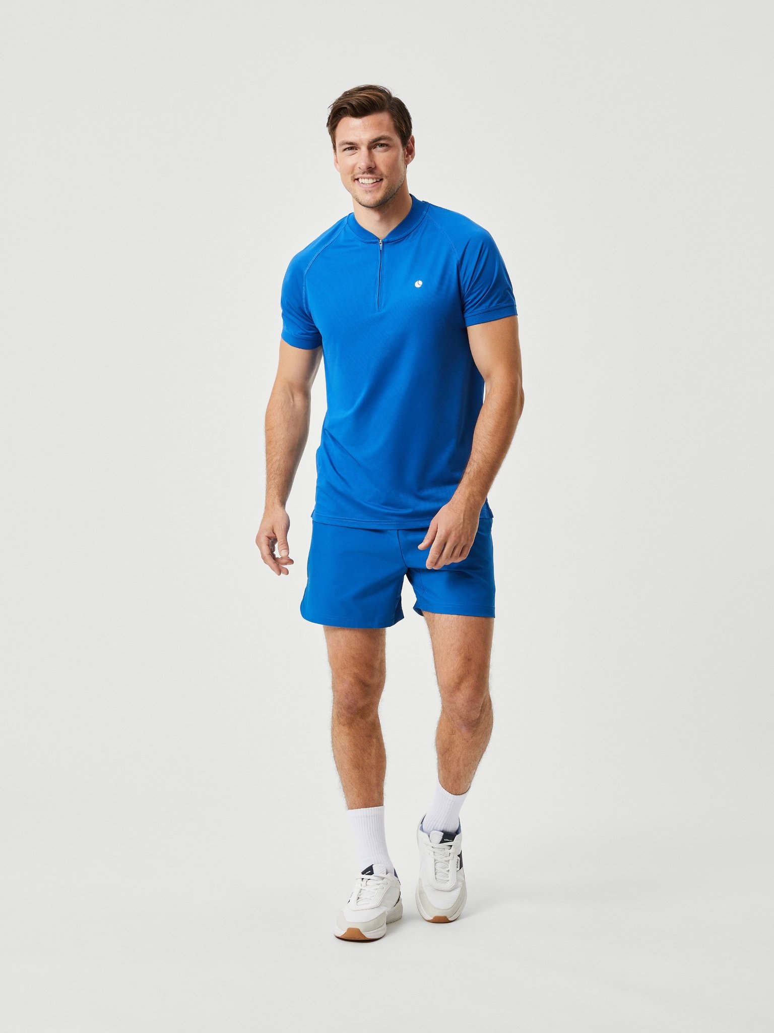 Bjorn Borg Ace Performance Zip Polo, blauw