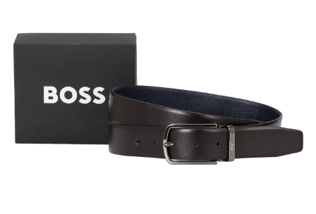 Leren BOSS riem voor heren