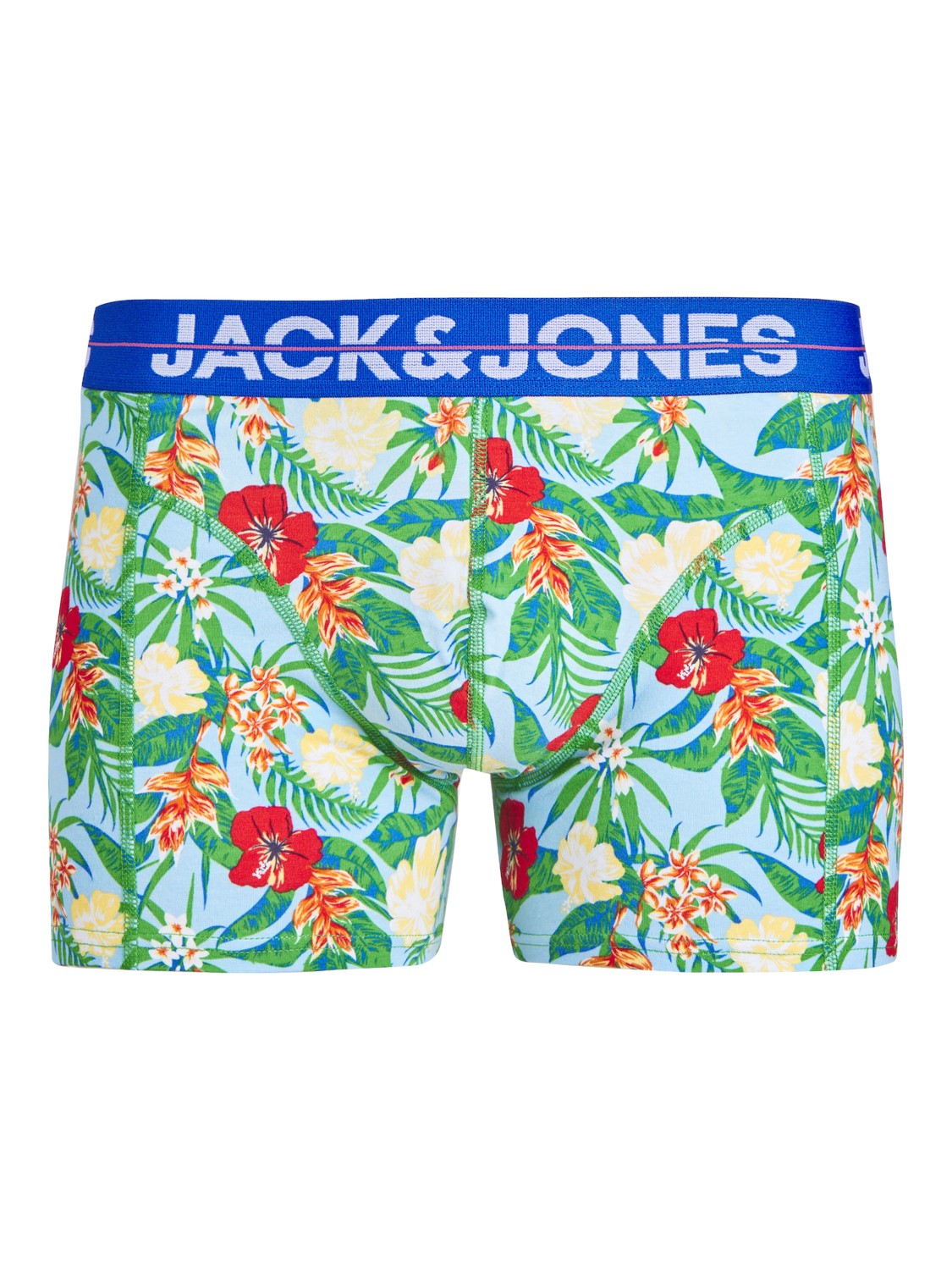 JACK & JONES Jacpineapple trunks (3-pack), heren boxers normale lengte, blauw, roze en wit