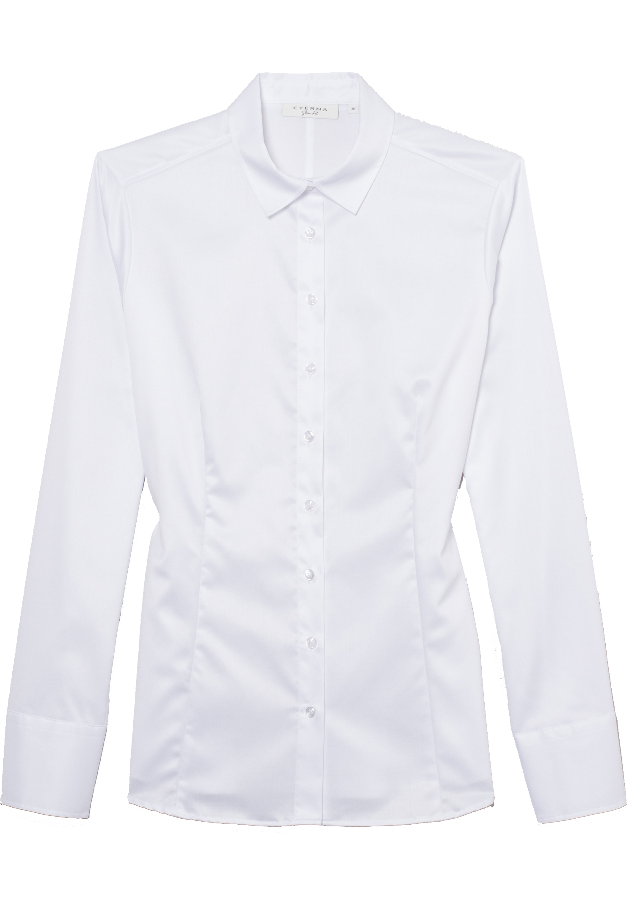 ETERNA dames blouse slim fit, wit