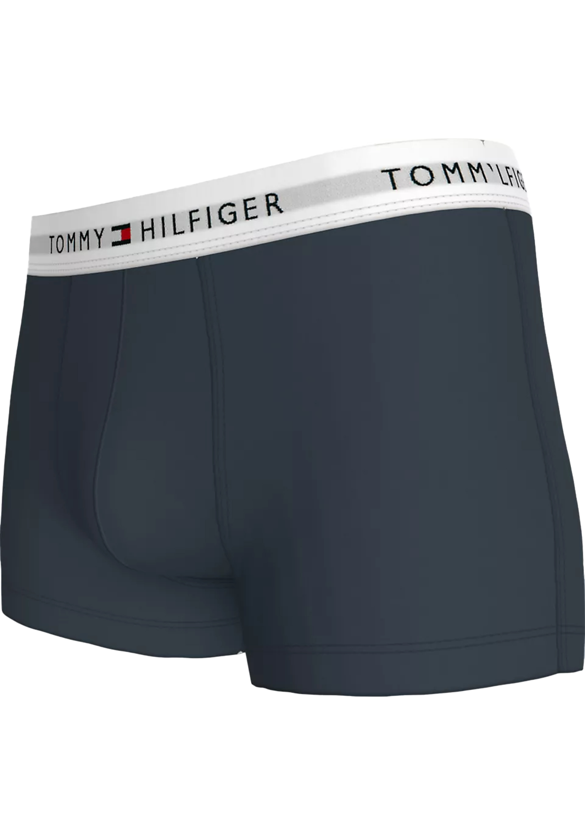 Tommy Hilfiger trunk (5-pack), heren boxers normale lengte, lichtblauw, grijs en donkerrood