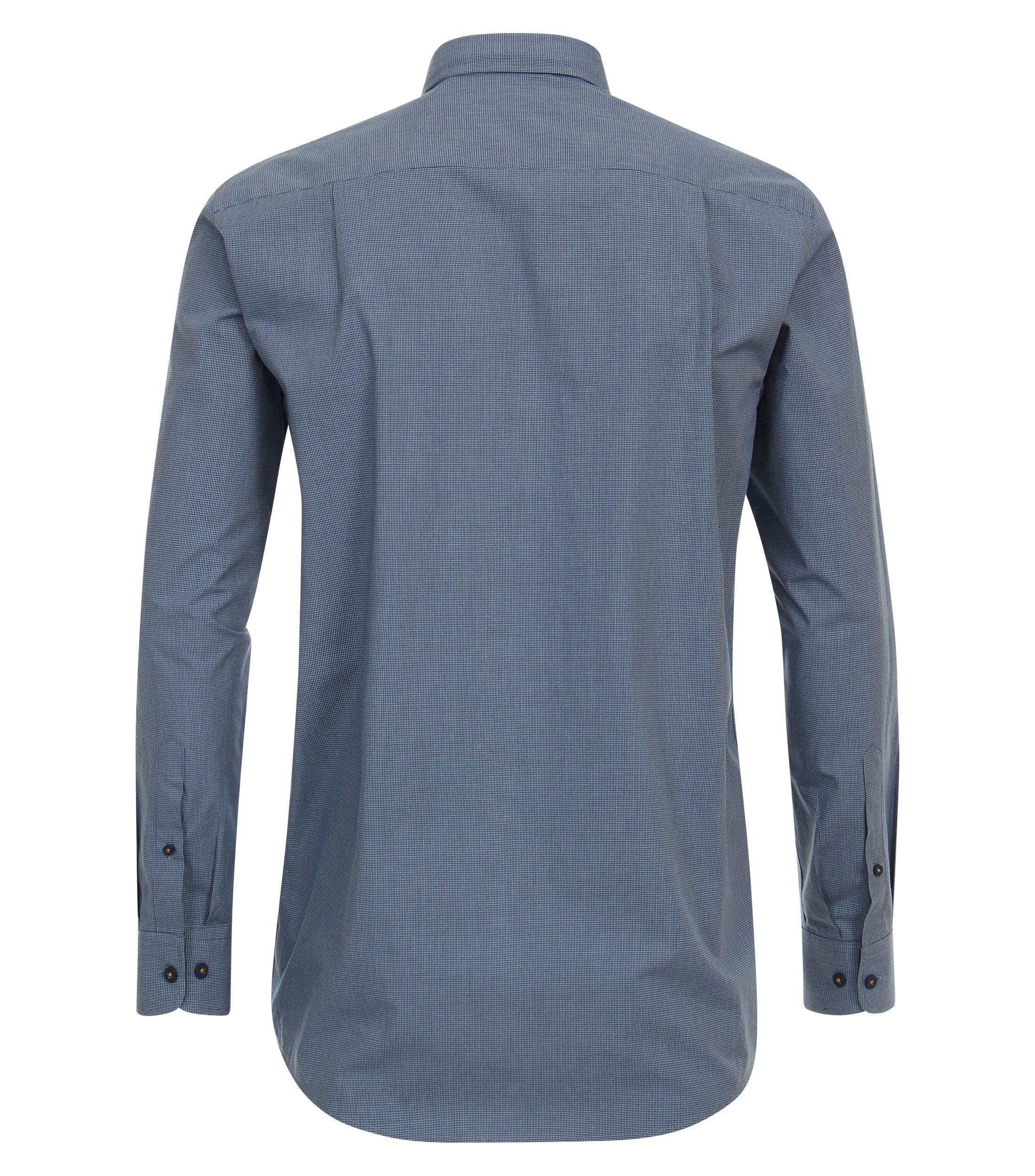 Redmond modern fit overhemd, popeline, blauw geruit