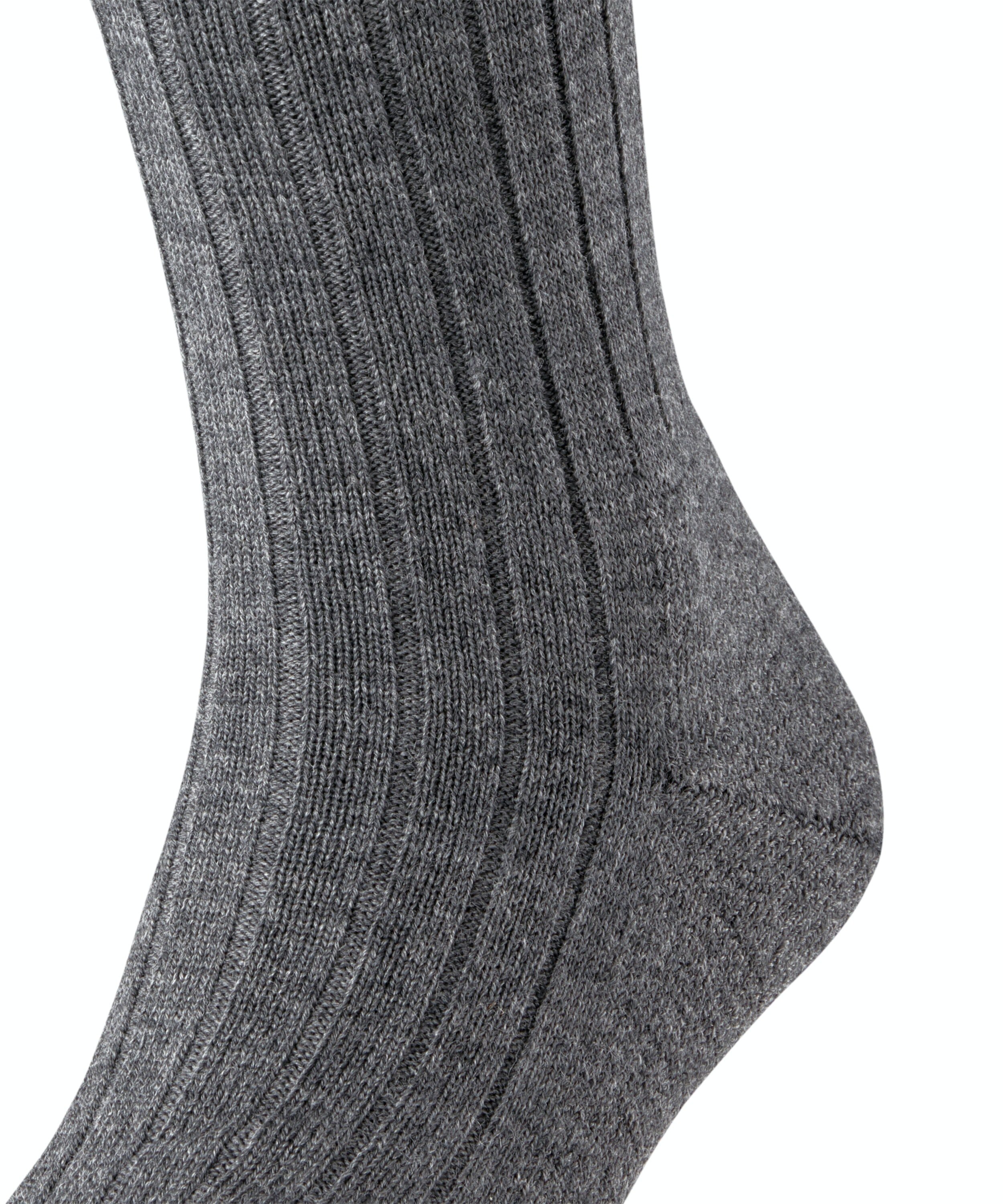 FALKE Teppich im Schuh heren kniekousen, grijs (dark grey)