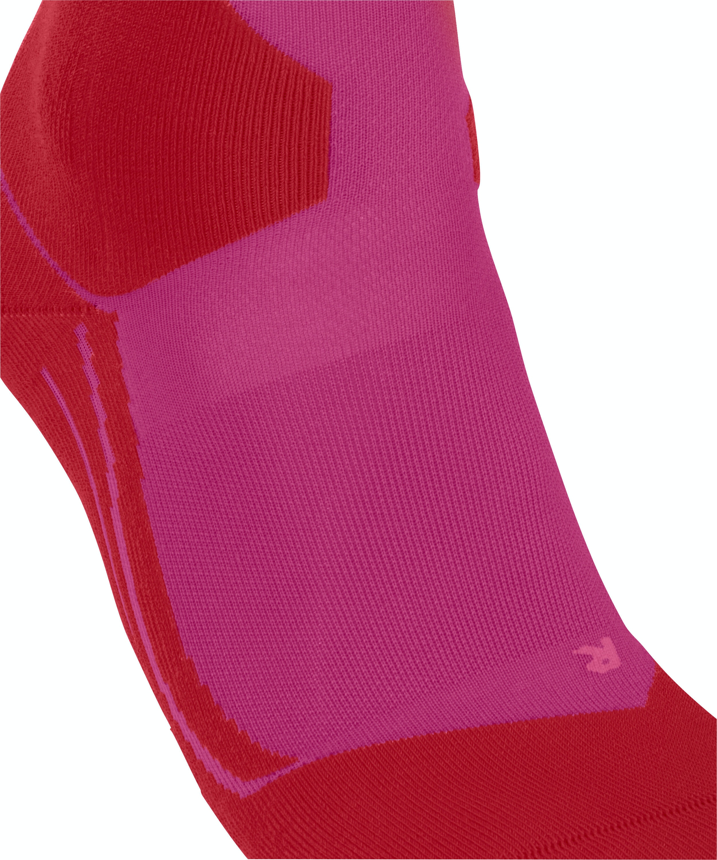 FALKE SK5 Expert dames kniekousen, roze met rood (lipstick pink)