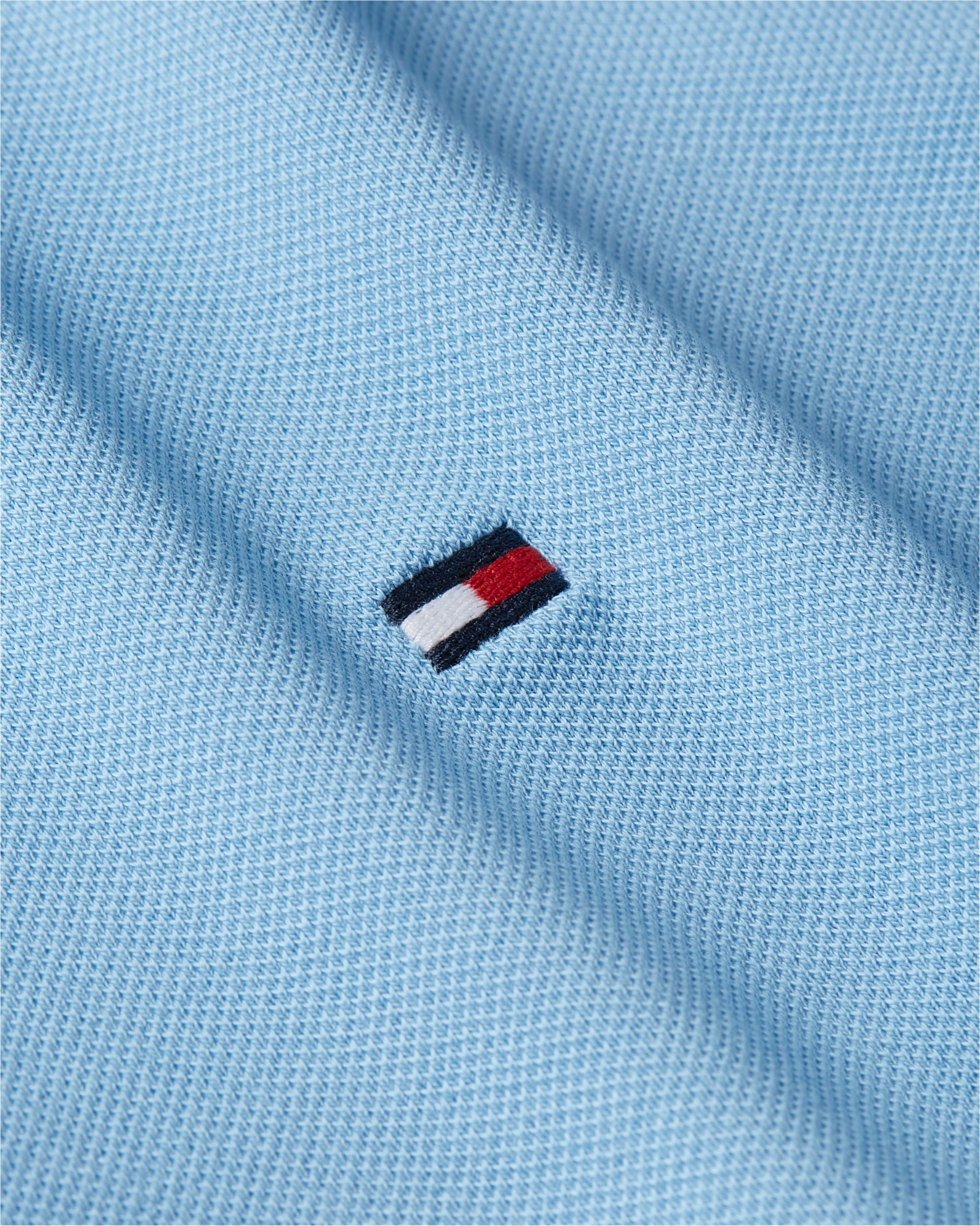 Tommy Hilfiger 1985 Slim Polo, heren poloshirt, lichtblauw