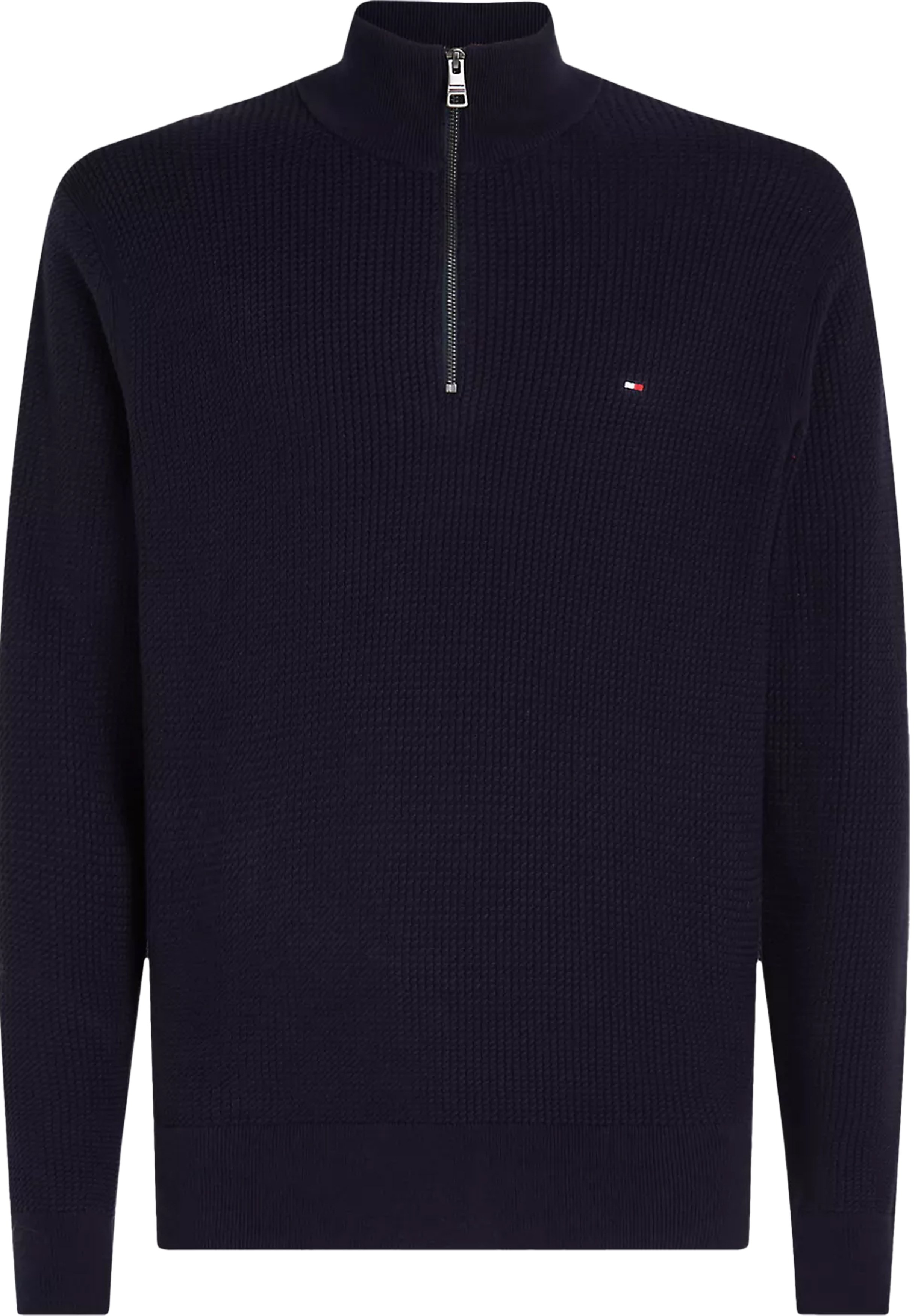 Tommy Hilfiger heren schipperstrui katoen, donkerblauw